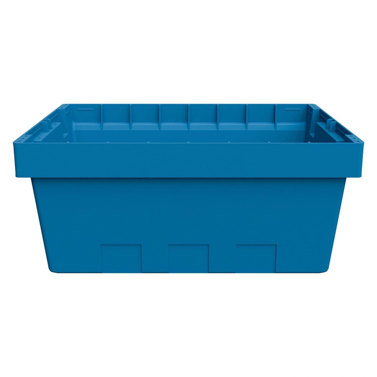 Вкладываемый контейнер INSTORE KV-5321 490x300x210 мм iPlast голубой со сплошным дном