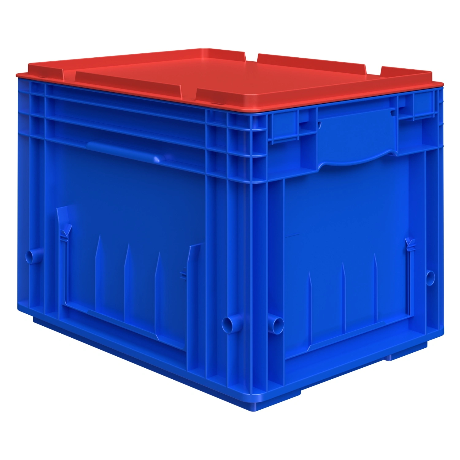 Ящик RL-KLT 4280 396x297x280 мм iPlast голубой c дренажными отверстиями в дне