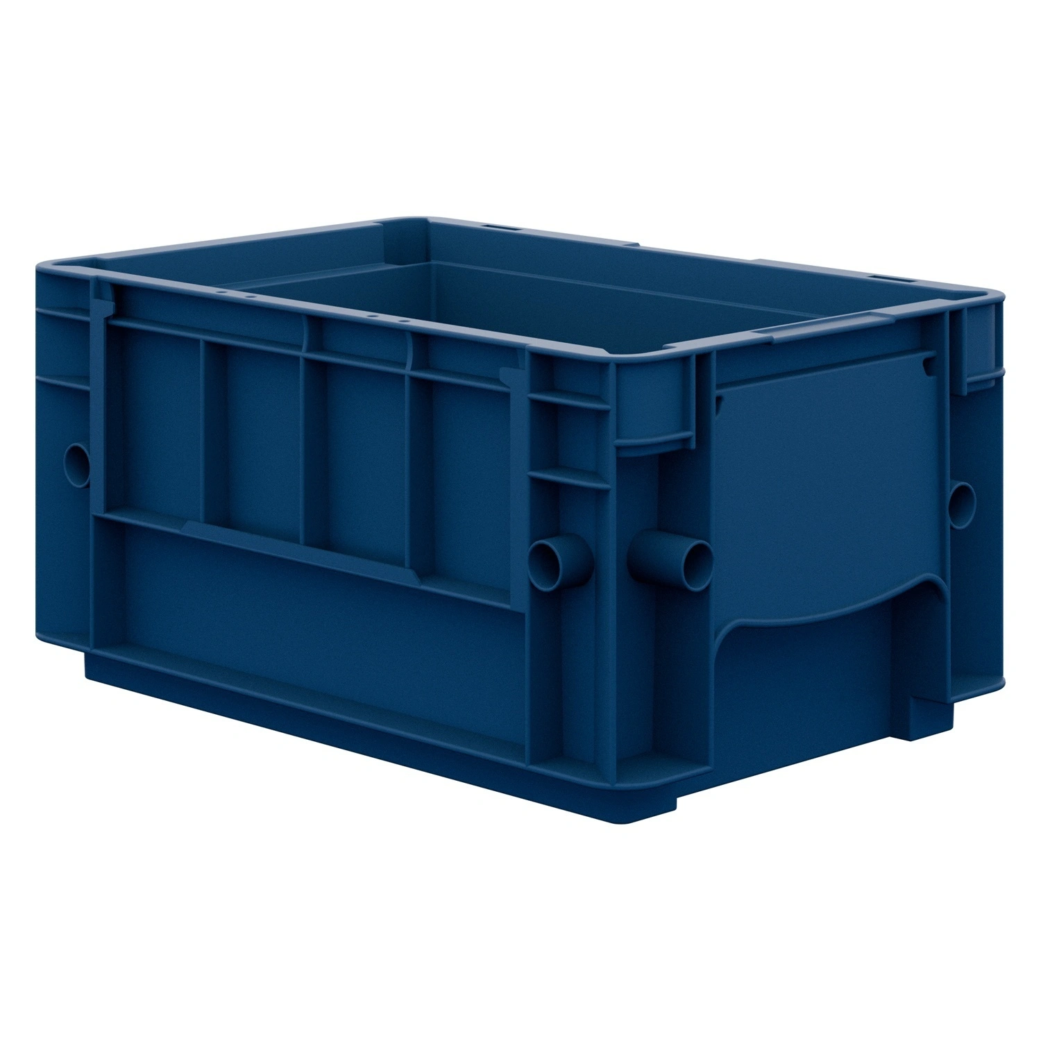 Ящик R-KLT 3215 297х198х147,5 мм iPlast синий индиго с усиленным дном