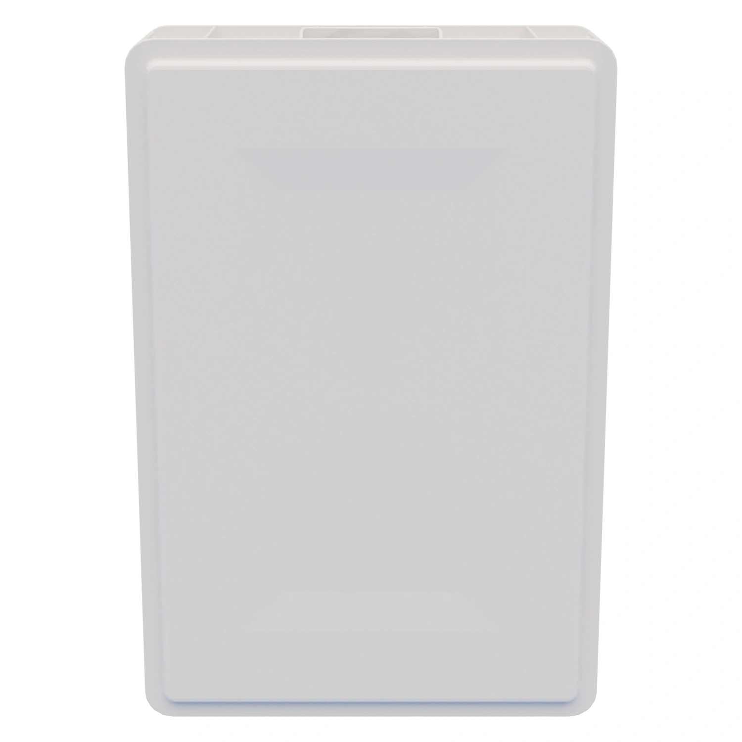 Пищевой ящик универсальный FK-6412 600х400х120 мм iPlast белый со сплошными стенками и дном