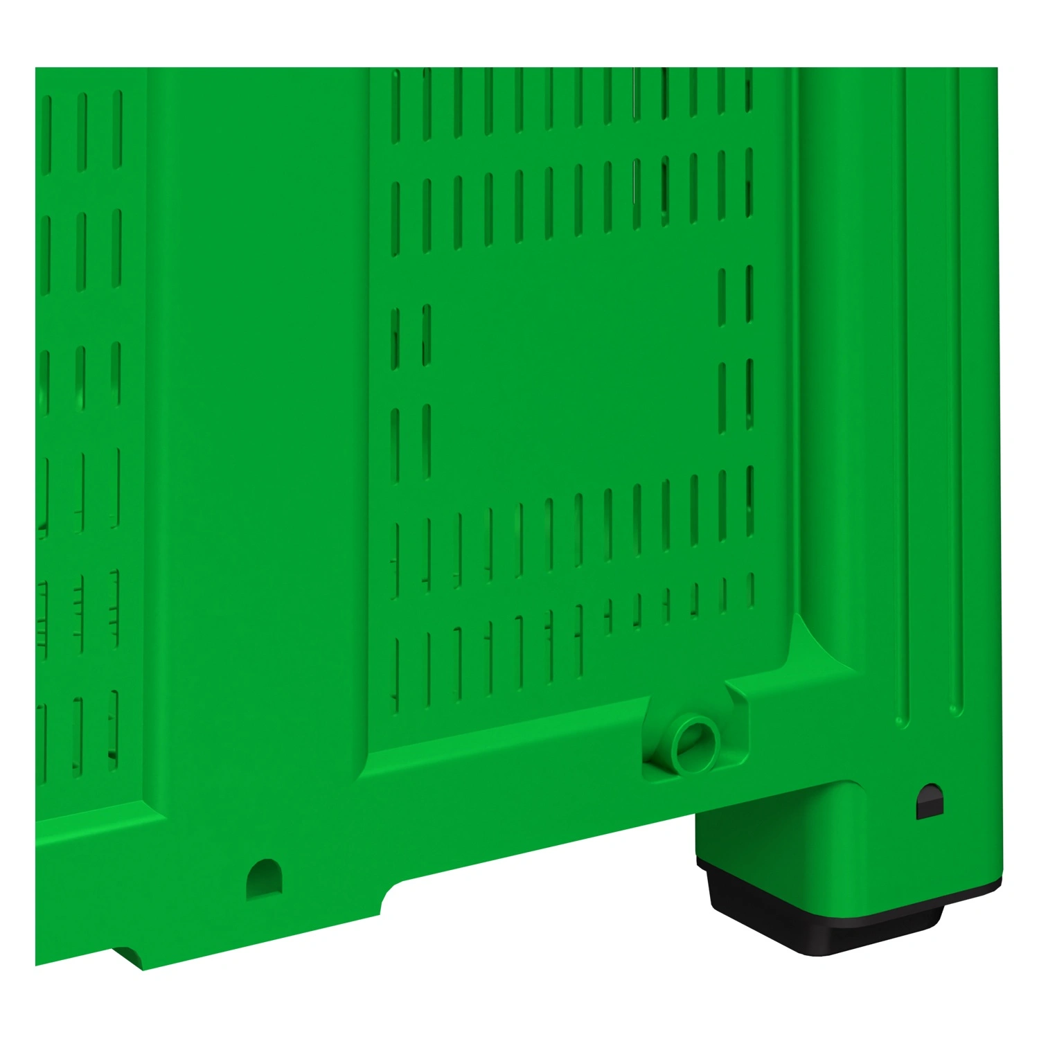 Большой контейнер 1130x1130x760 мм iPlast iBOX салатовый c перфорированными стенками и дном, на ножках Большой контейнер 1130x1130x760 мм iPlast iBOX салатовый c перфорированными стенками и дном, на ножках