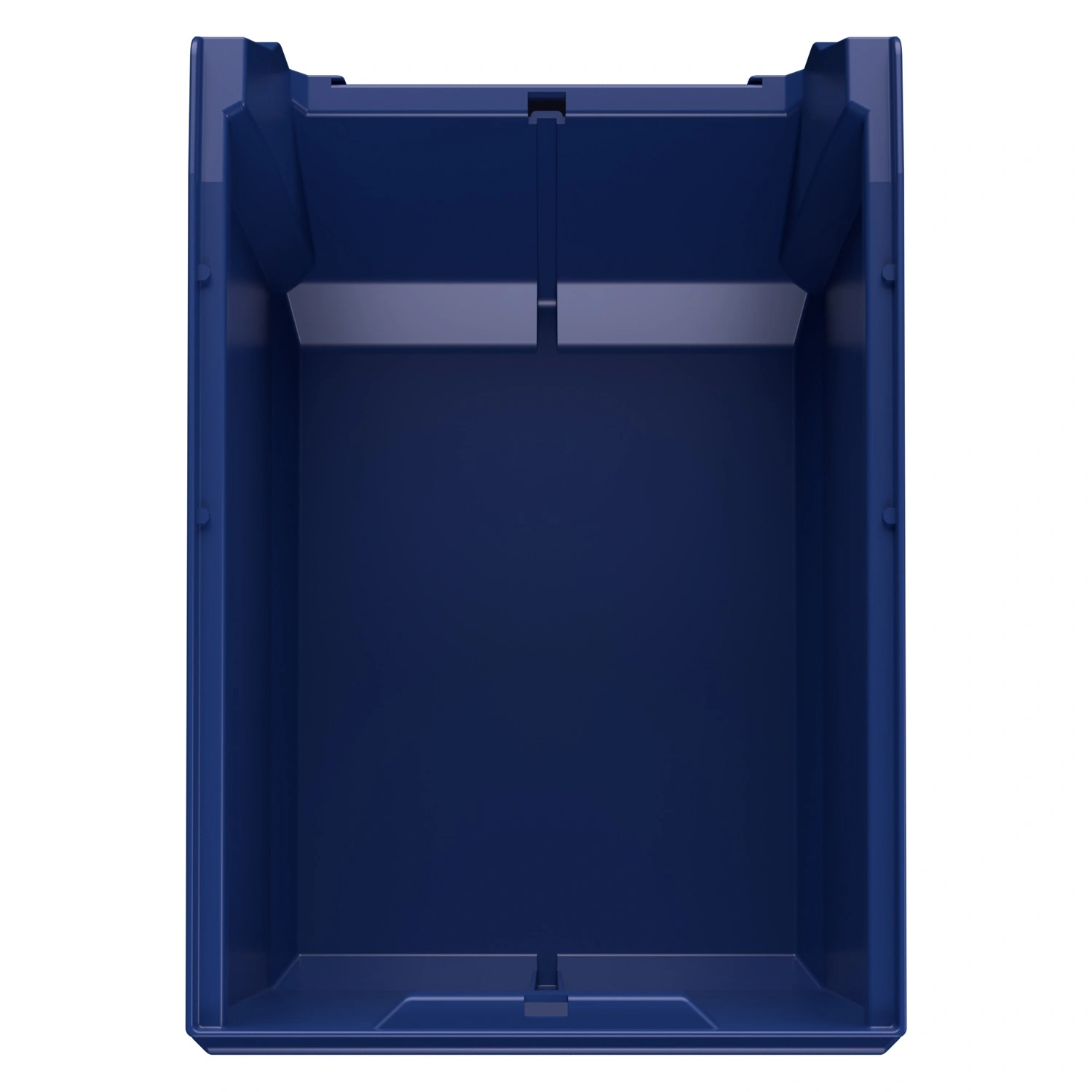 Складской лоток Logic Store 350x225x200 мм iPlast синий индиго с отверстиями для продольной перегородки