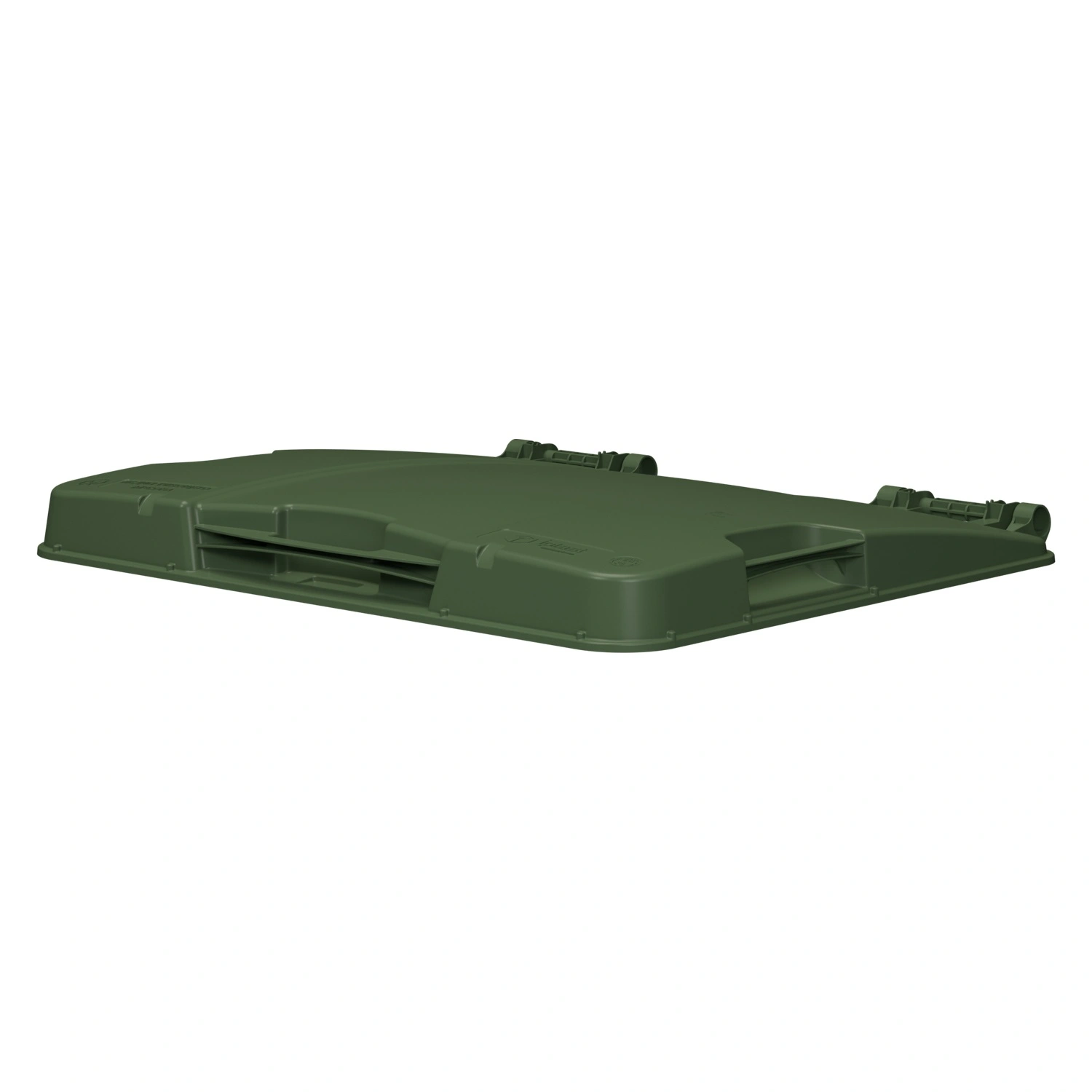 Крышка для мусорного контейнера 1100 л iPlast зелёная NEW (21.056) Крышка для мусорного контейнера 1100 л iPlast зелёная NEW (21.056)