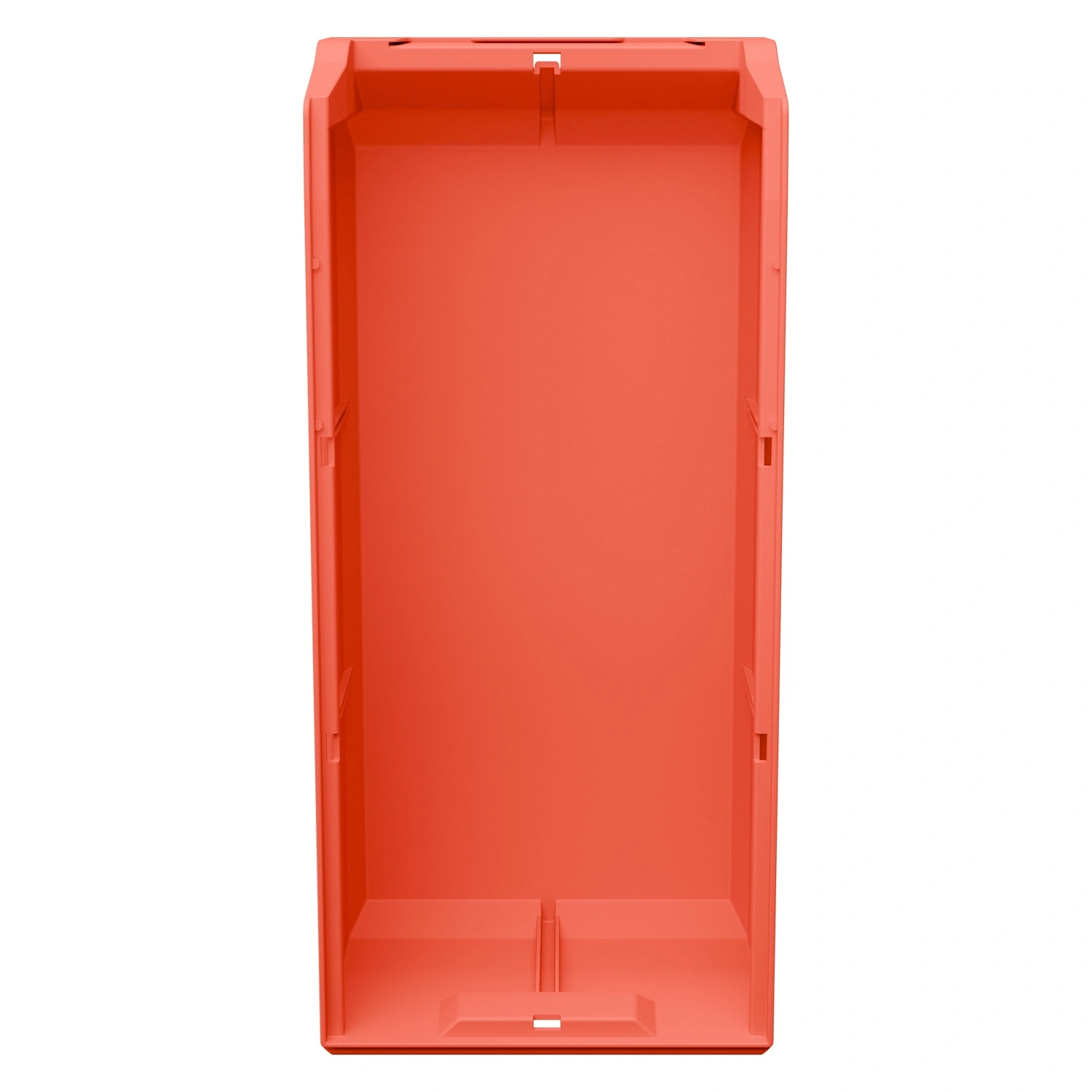 Складской лоток Logic Store 500х225х150 мм iPlast красный с отверстиями для перегородок и наклейкой сбоку