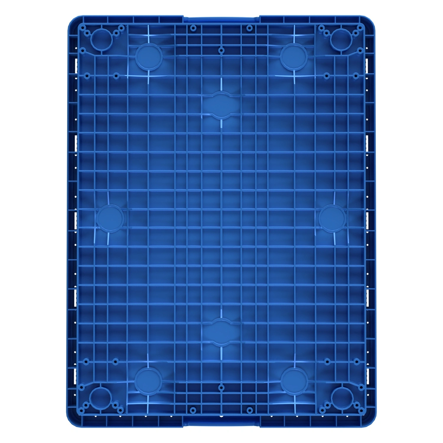 Вкладываемый контейнер INSTORE KVR-8634 800x600x340 мм iPlast голубой с усиленным дном