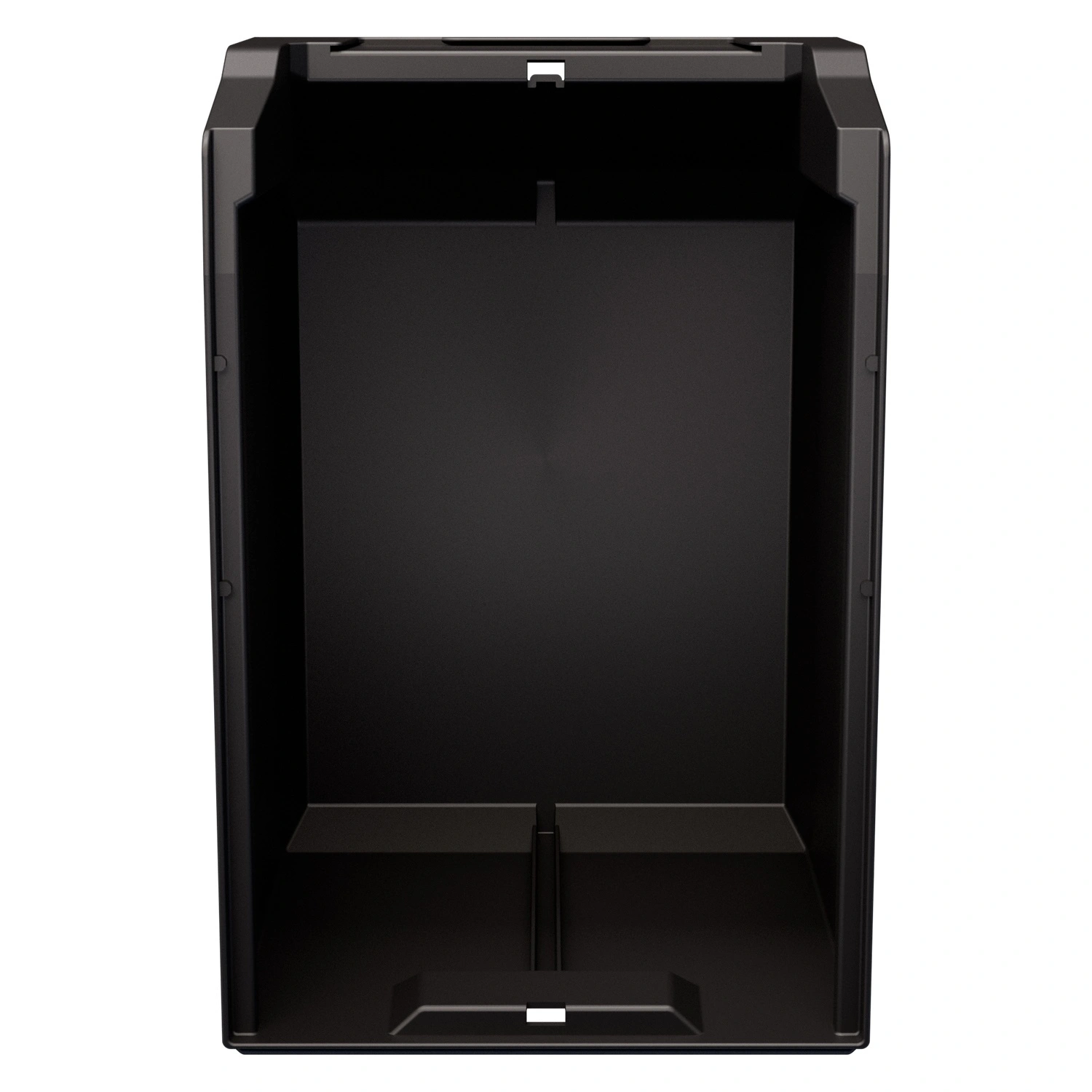 Складской лоток Logic Store 350x225x200 мм iPlast чёрный ЭКО с отверстиями для продольной перегородки