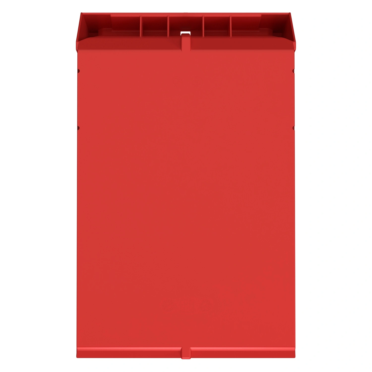 Складской лоток Logic Store 500х300х250 мм iPlast красный с отверстиями для перегородок N2 (12.407.2)