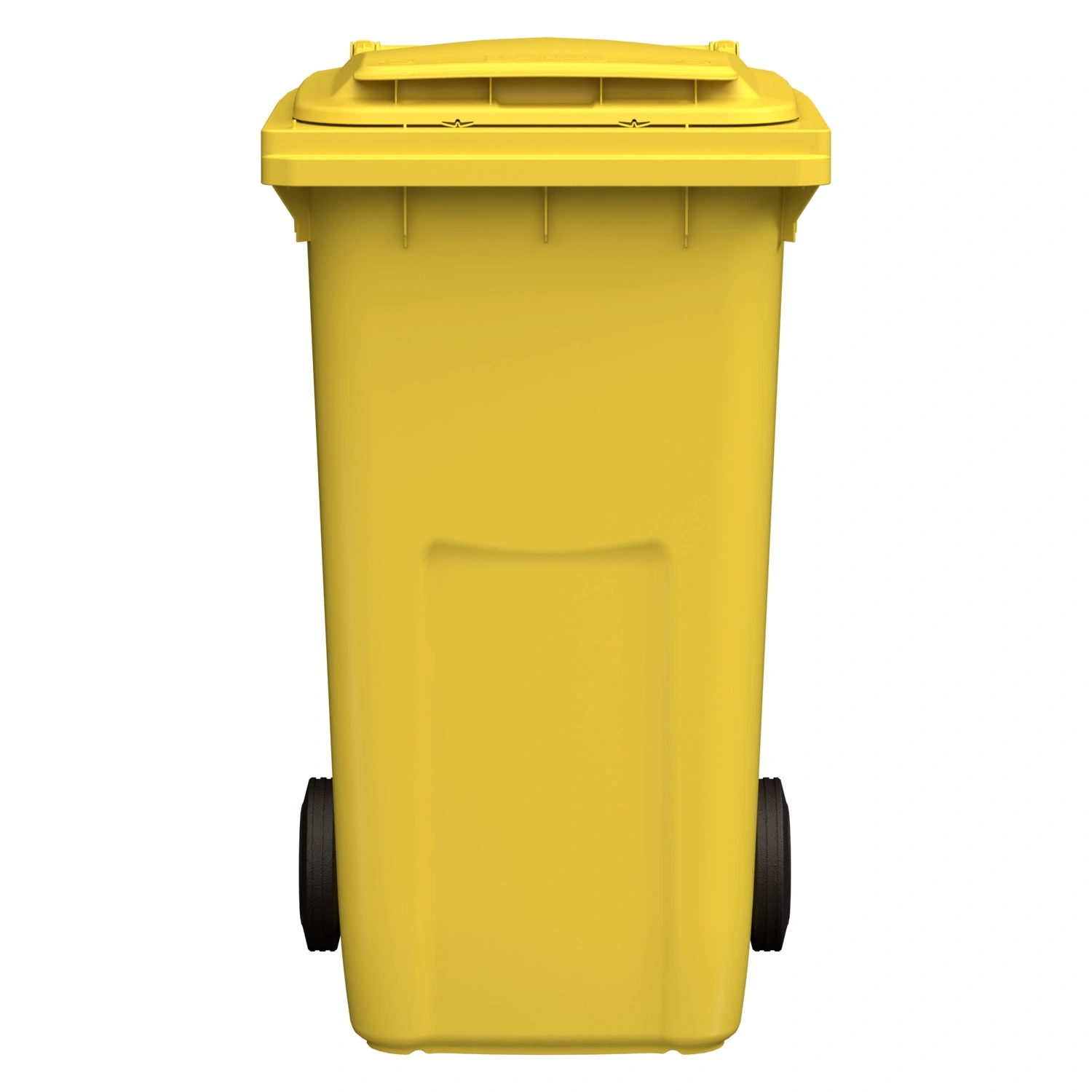 Мусорный контейнер 240 л iPlast жёлтый 2-колёсный (д. 200 мм) с жёлтой крышкой NEW (20.808) Мусорный контейнер 240 л iPlast жёлтый 2-колёсный (д. 200 мм) с жёлтой крышкой NEW (20.808)