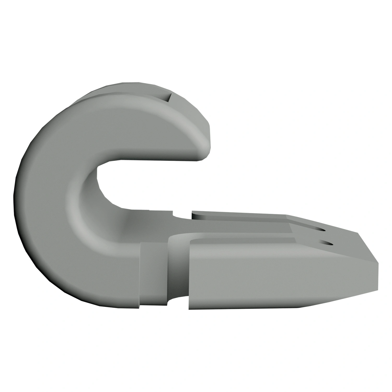 Петля iPlast светло-серая для крепления крышки евроконтейнеров ЕС-4322, 6422, 6432, 6442