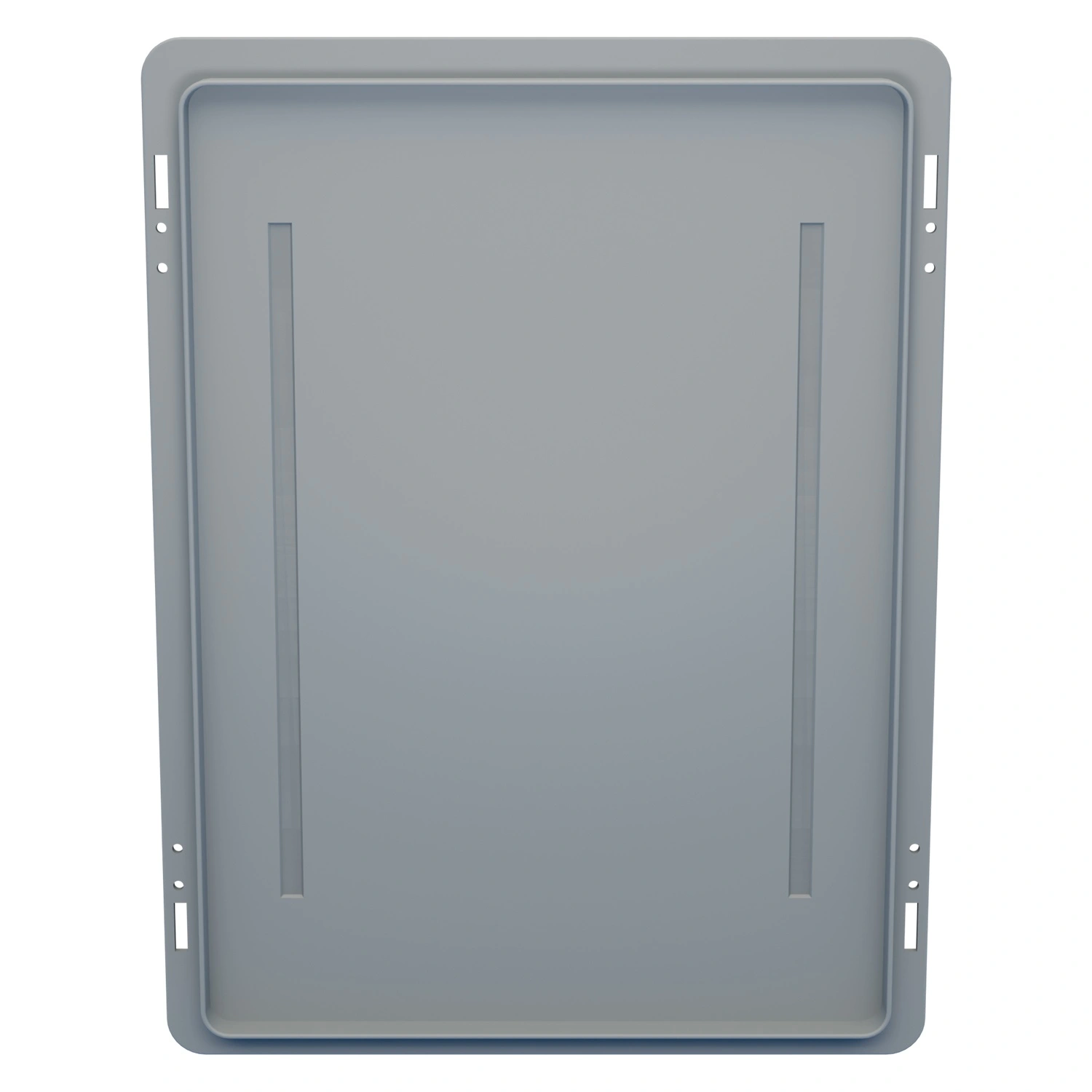 Крышка пластиковая 400х300 мм iPlast светло-серая для ящиков KLT-4315, 4329, 4147,4280 EC-4322