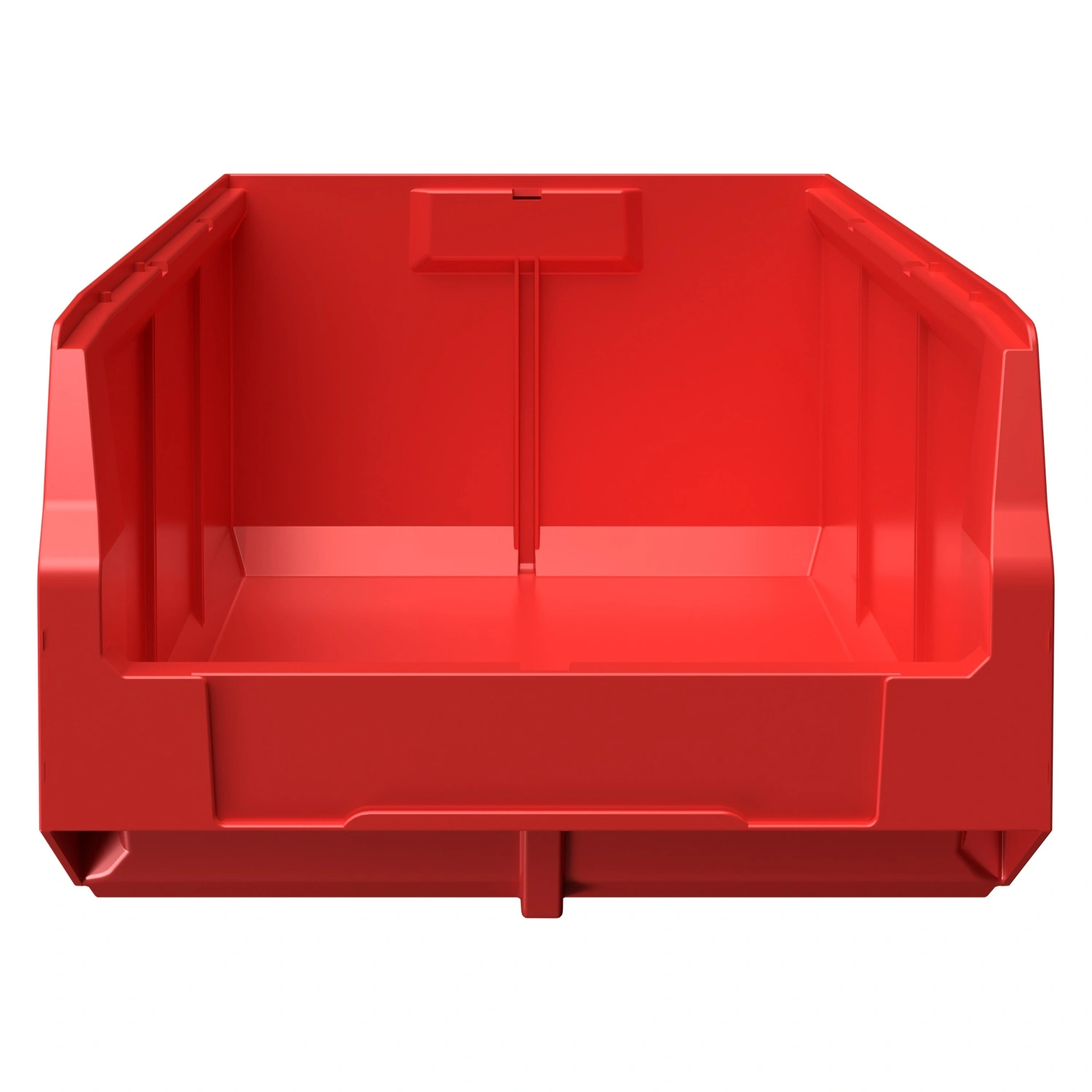 Складской лоток Logic Store 500х300х200 мм iPlast красный с отверстиями для перегородок N1 (12.406.1)
