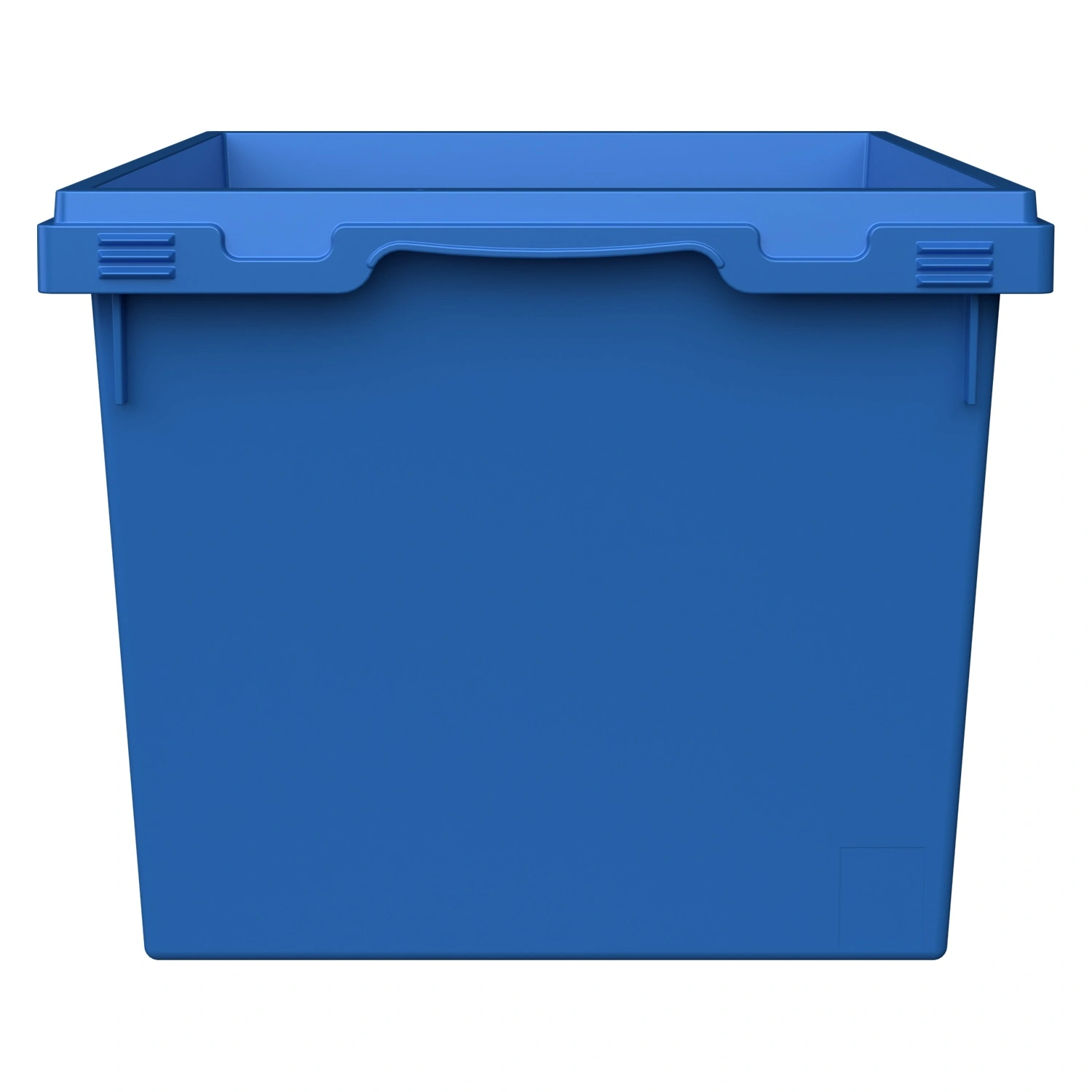 Вкладываемый контейнер INSTORE KV-6432 600x400x320 мм iPlast голубой со сплошным дном