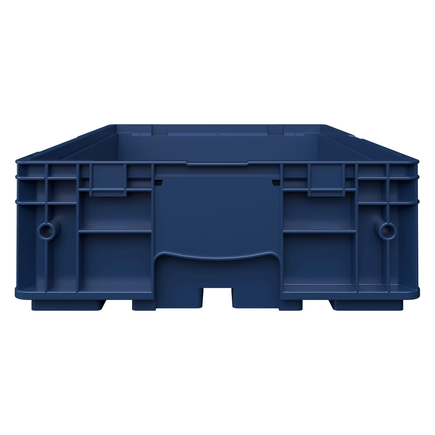 Ящик R-KLT 6415 594х396х147,5 мм iPlast синий индиго с усиленным дном