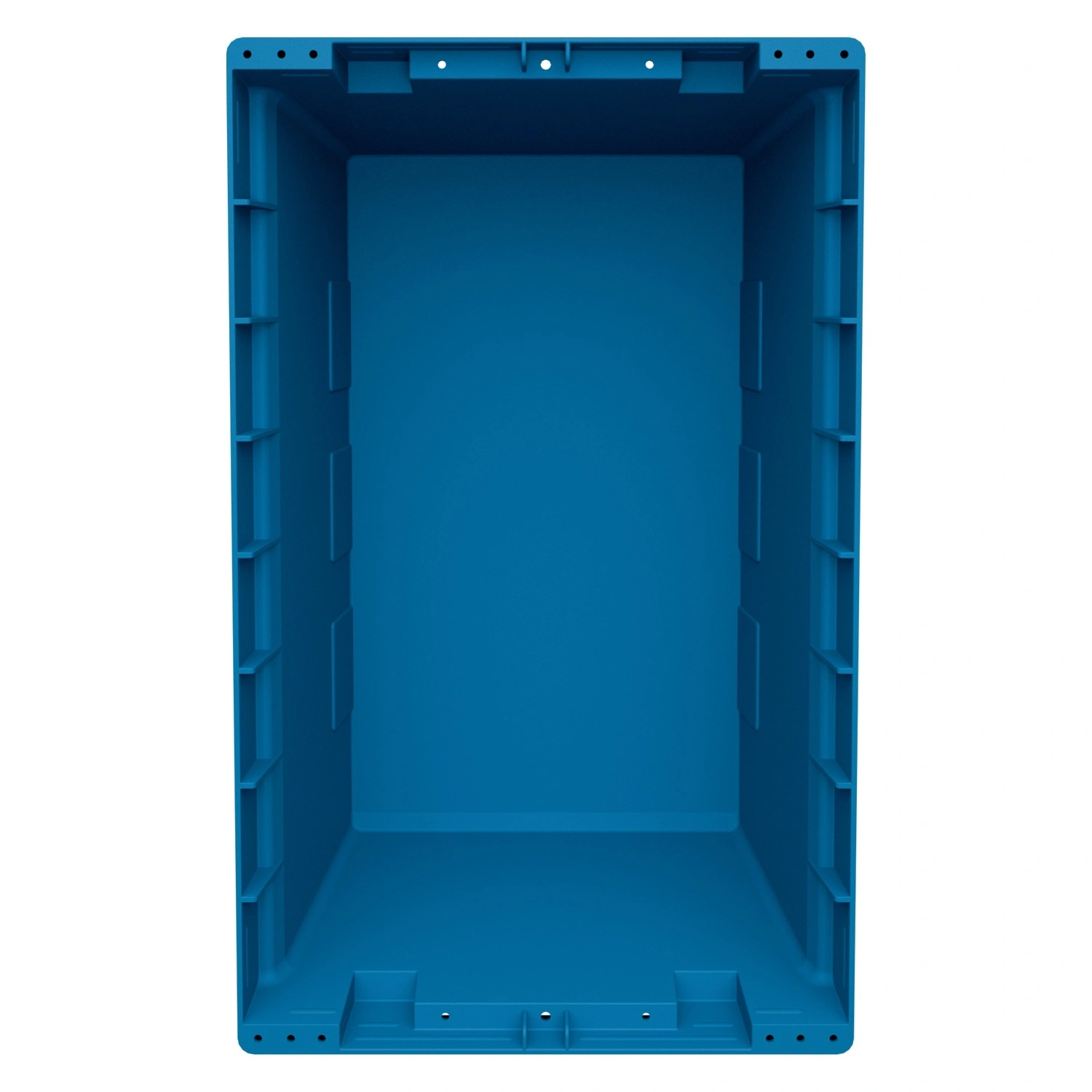 Вкладываемый контейнер INSTORE KV-5321 490x300x210 мм iPlast голубой со сплошным дном