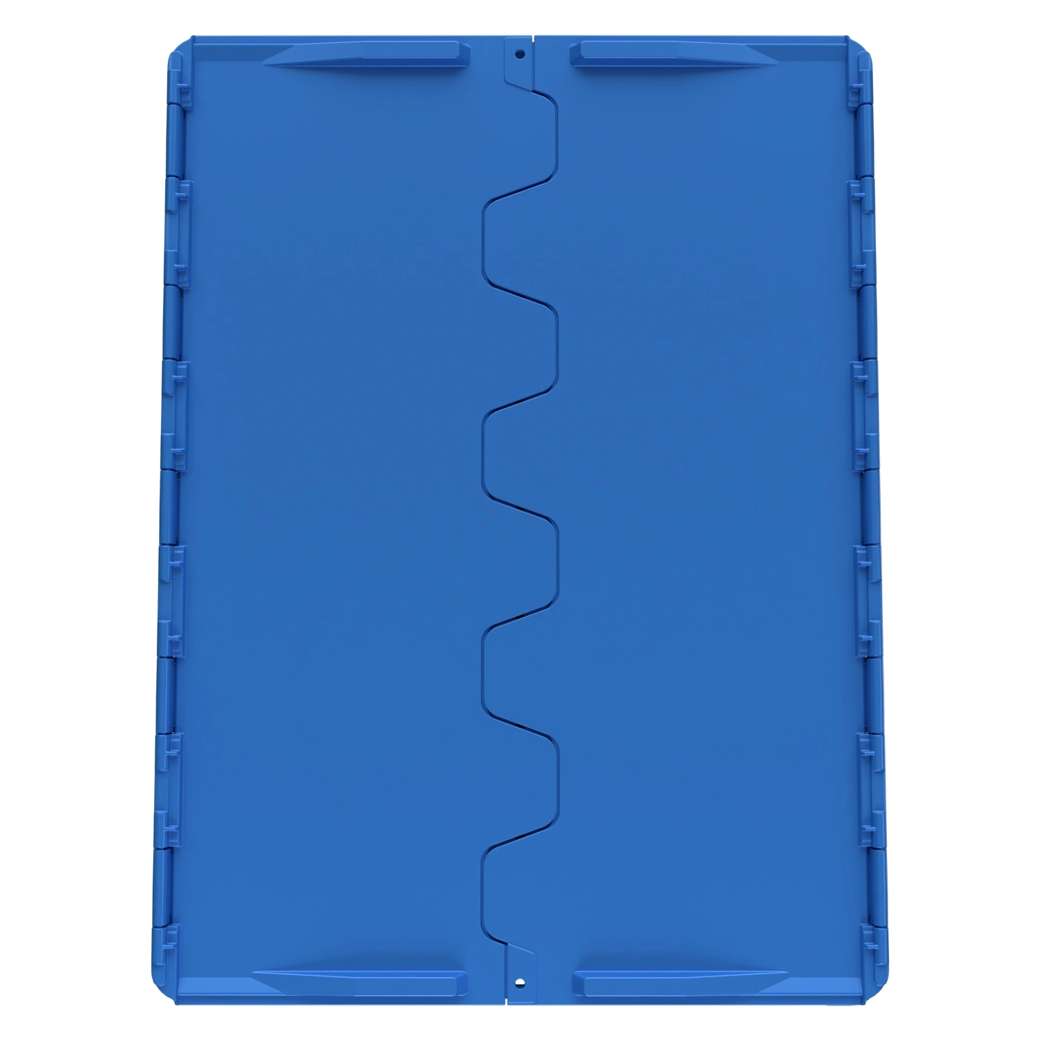 Вкладываемый контейнер INSTORE KVR-8634.1 800х600х340 мм iPlast голубой с усиленным дном и штабельным упором Вкладываемый контейнер INSTORE KVR-8634.1 800х600х340 мм iPlast голубой с усиленным дном и штабельным упором