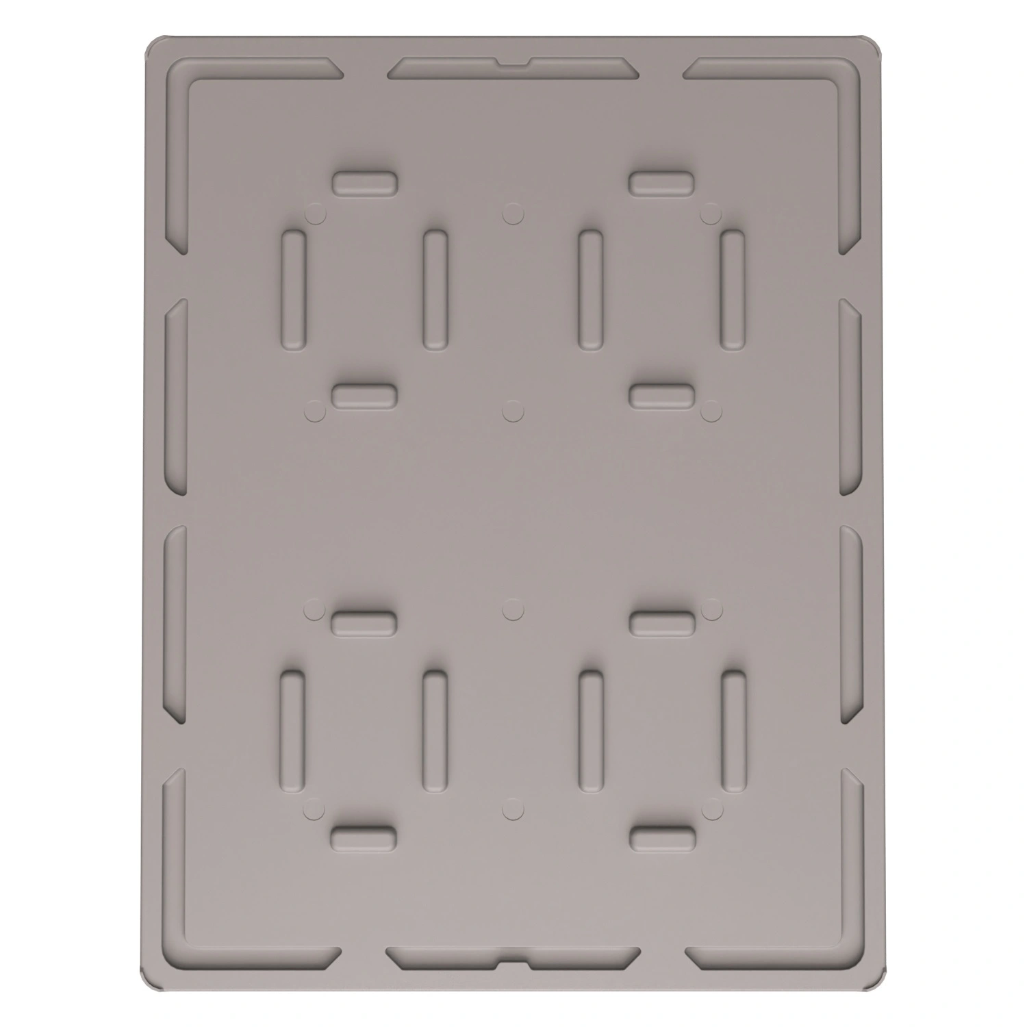 Крышка разборного контейнера Polybox 1450х1150х60 мм iPlast серая NEW (05.022)