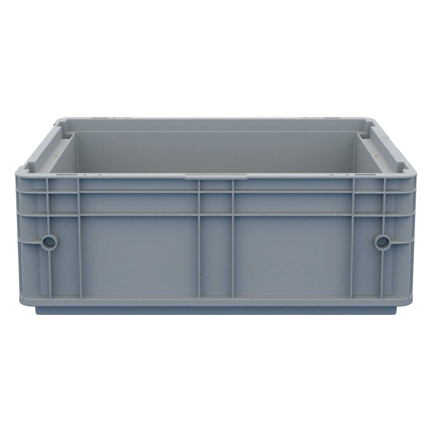 Ящик RL-KLT 4147 396х297х147,5 мм iPlast светло-серый с дренажными отверстиями в дне N1 (12.502F.1)