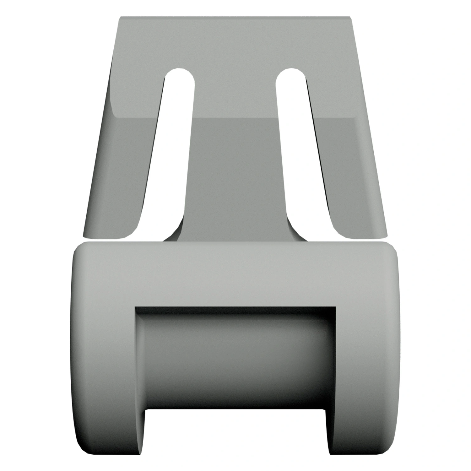 Петля iPlast светло-серая для крепления крышки евроконтейнеров ЕС-4322, 6422, 6432, 6442