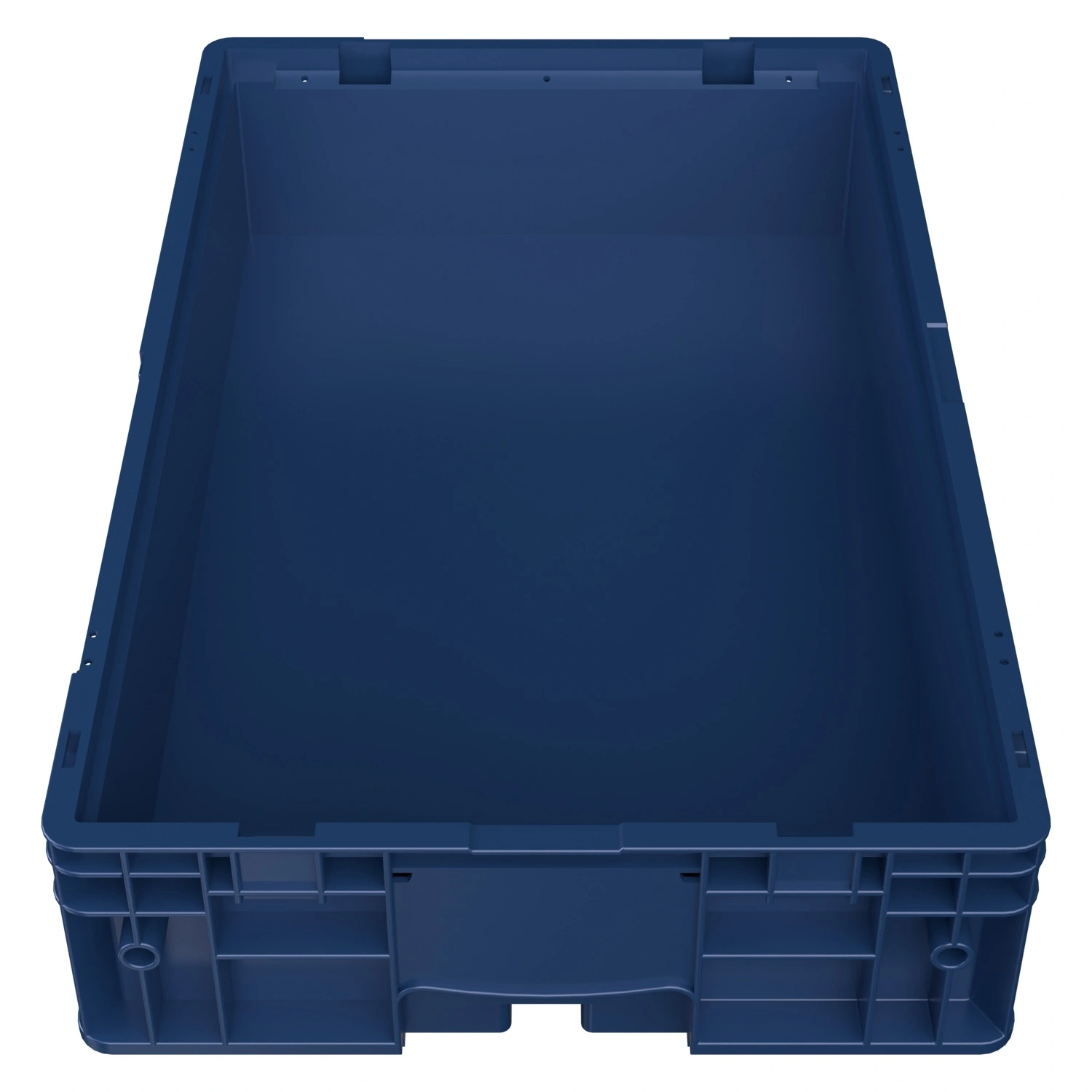 Ящик R-KLT 6415 594х396х147,5 мм iPlast синий индиго с усиленным дном