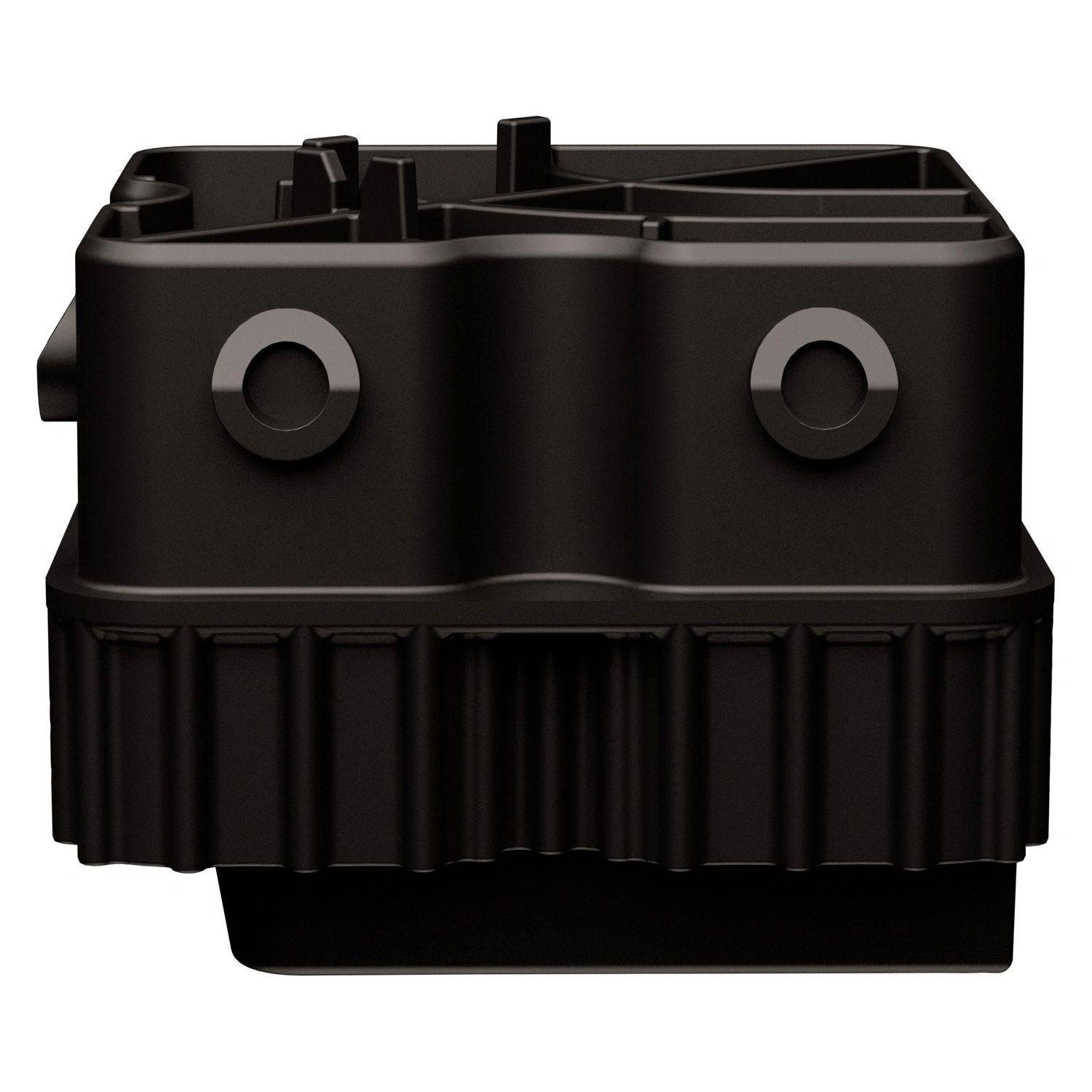 Ножка iPlast чёрная ЭКО для большого контейнера iBOX 11.603 с увеличенной высотой