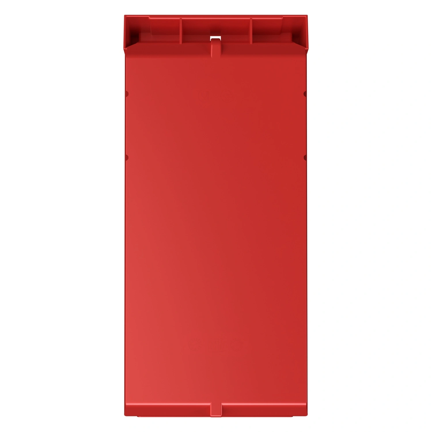 Складской лоток Logic Store 500х225х150 мм iPlast красный с отверстиями для перегородок N2 (12.405.2)