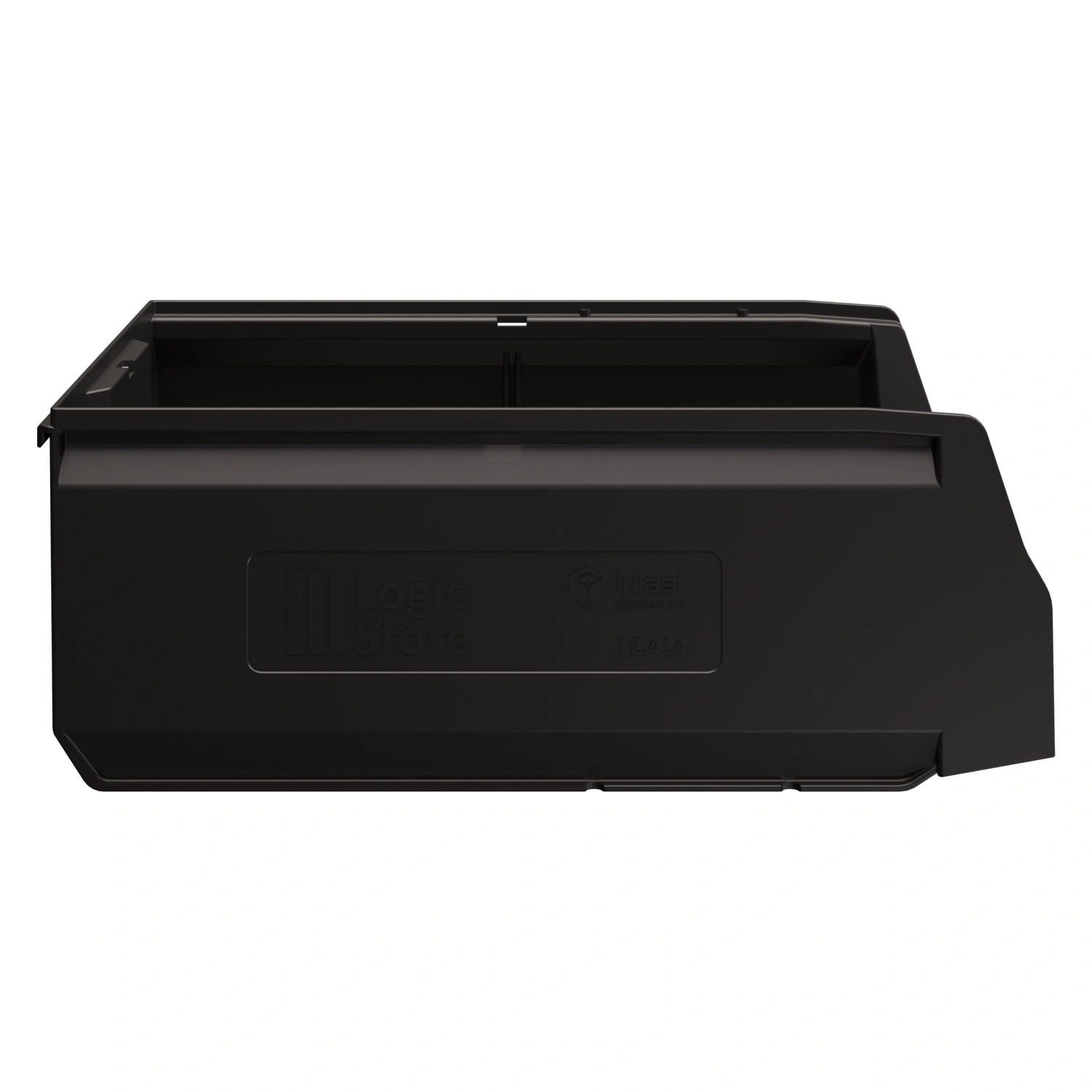 Складской лоток Logic Store 400x225x150 мм iPlast чёрный ЭКО Складской лоток Logic Store 400x225x150 мм iPlast чёрный ЭКО