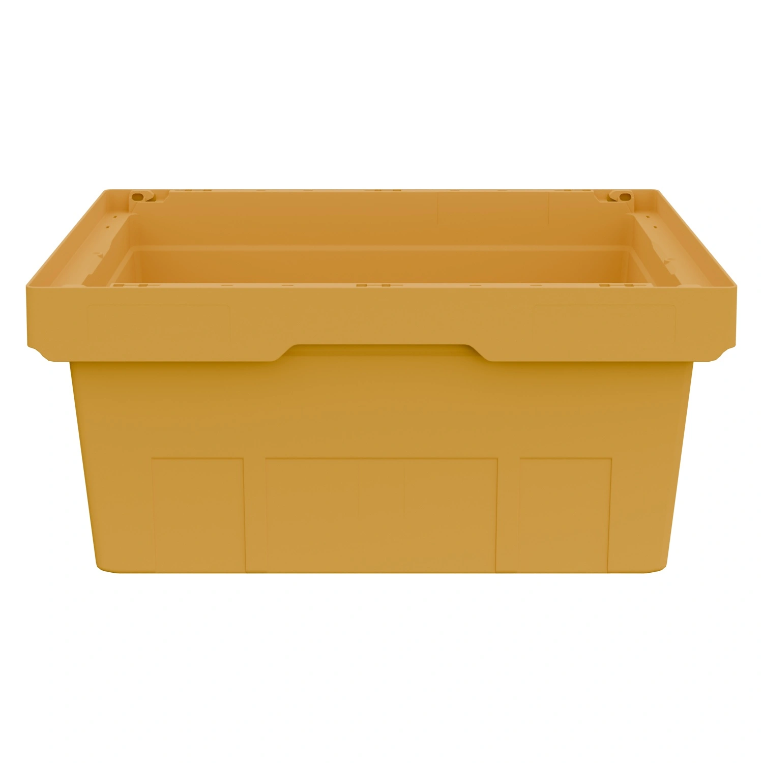 Вкладываемый контейнер INSTORE KV-6427 600x400x272 мм iPlast жёлтый со сплошным дном