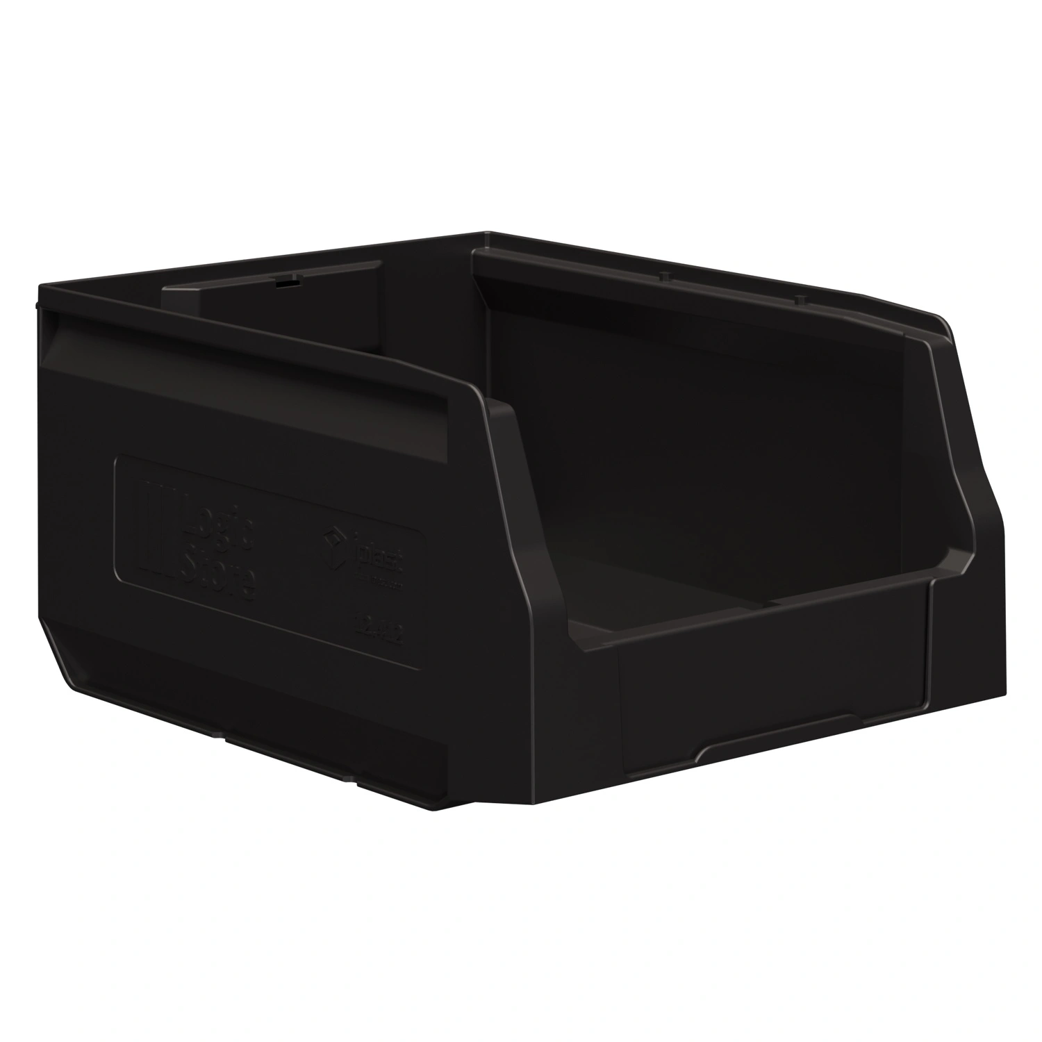 Складской лоток Logic Store 300x225x150 мм iPlast чёрный ЭКО Складской лоток Logic Store 300x225x150 мм iPlast чёрный ЭКО