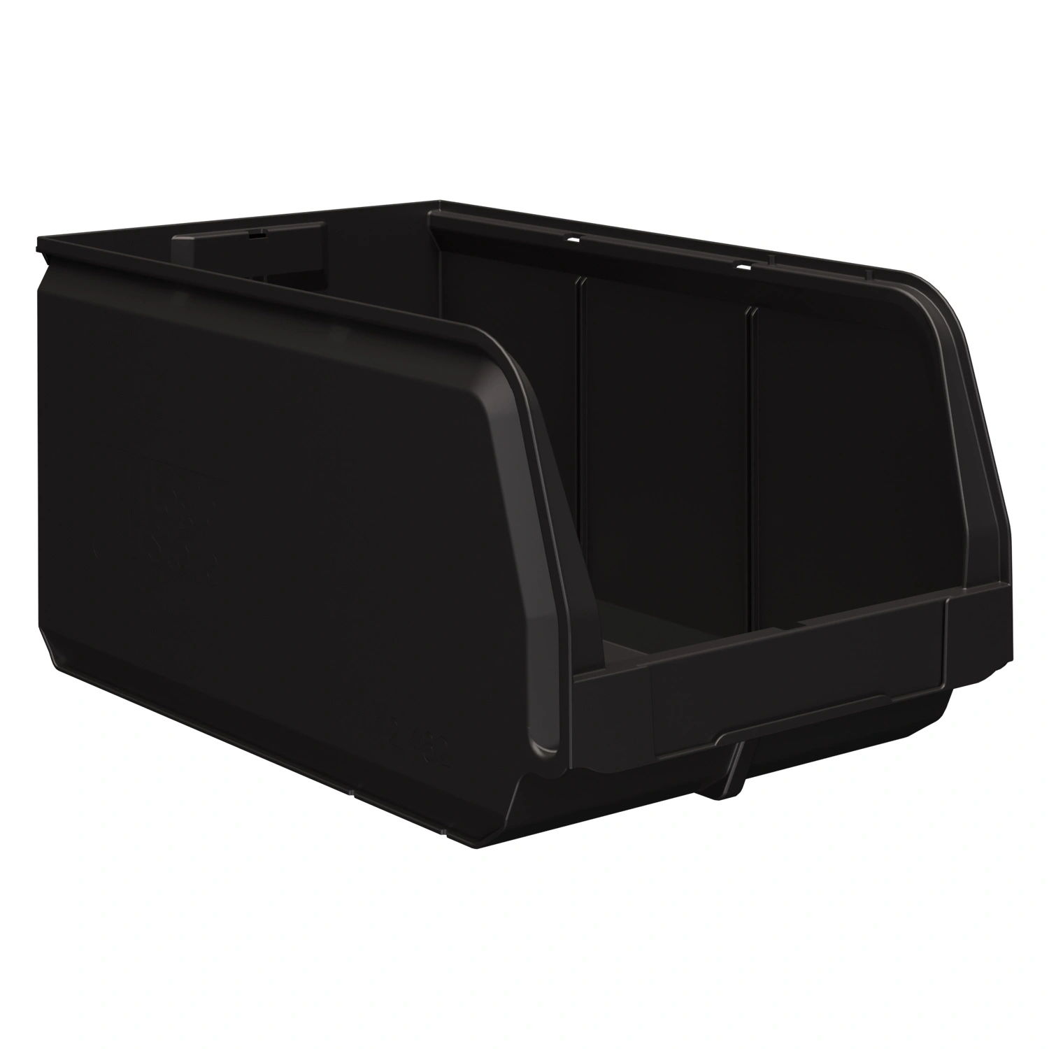 Складской лоток Logic Store 500х300х250 мм iPlast чёрный ЭКО NEW (12.462)