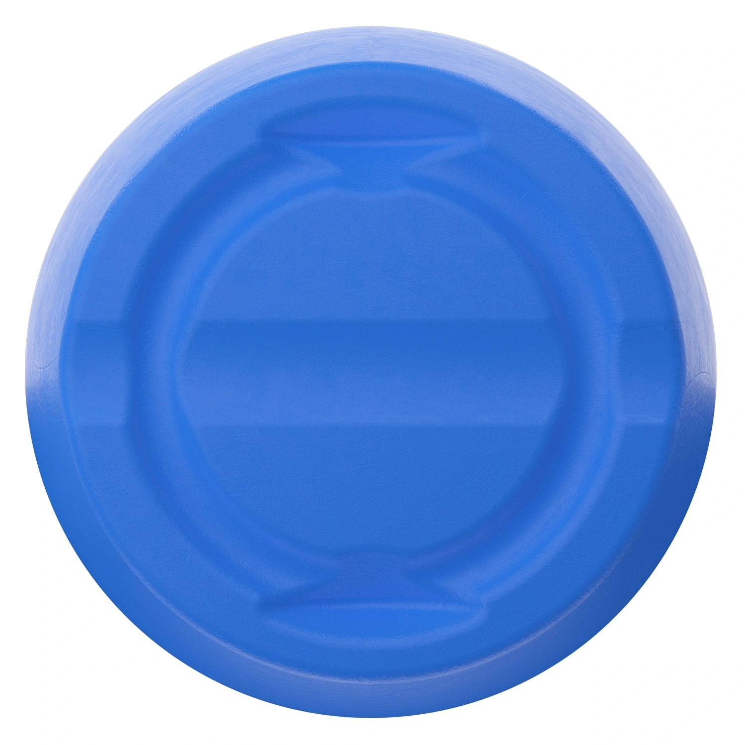 Пластиковая бочка HK 65 л синяя с металлическим обручем