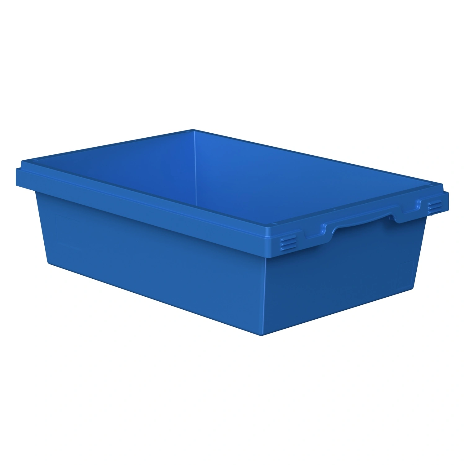 Вкладываемый контейнер INSTORE KV-6416 600x400x165 мм iPlast голубой со сплошным дном Вкладываемый контейнер INSTORE KV-6416 600x400x165 мм iPlast голубой со сплошным дном