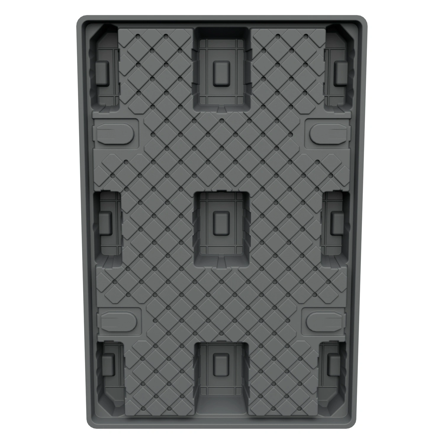 Днище 1200х800х130 мм iPlast серое для разборного контейнера TwinSheet