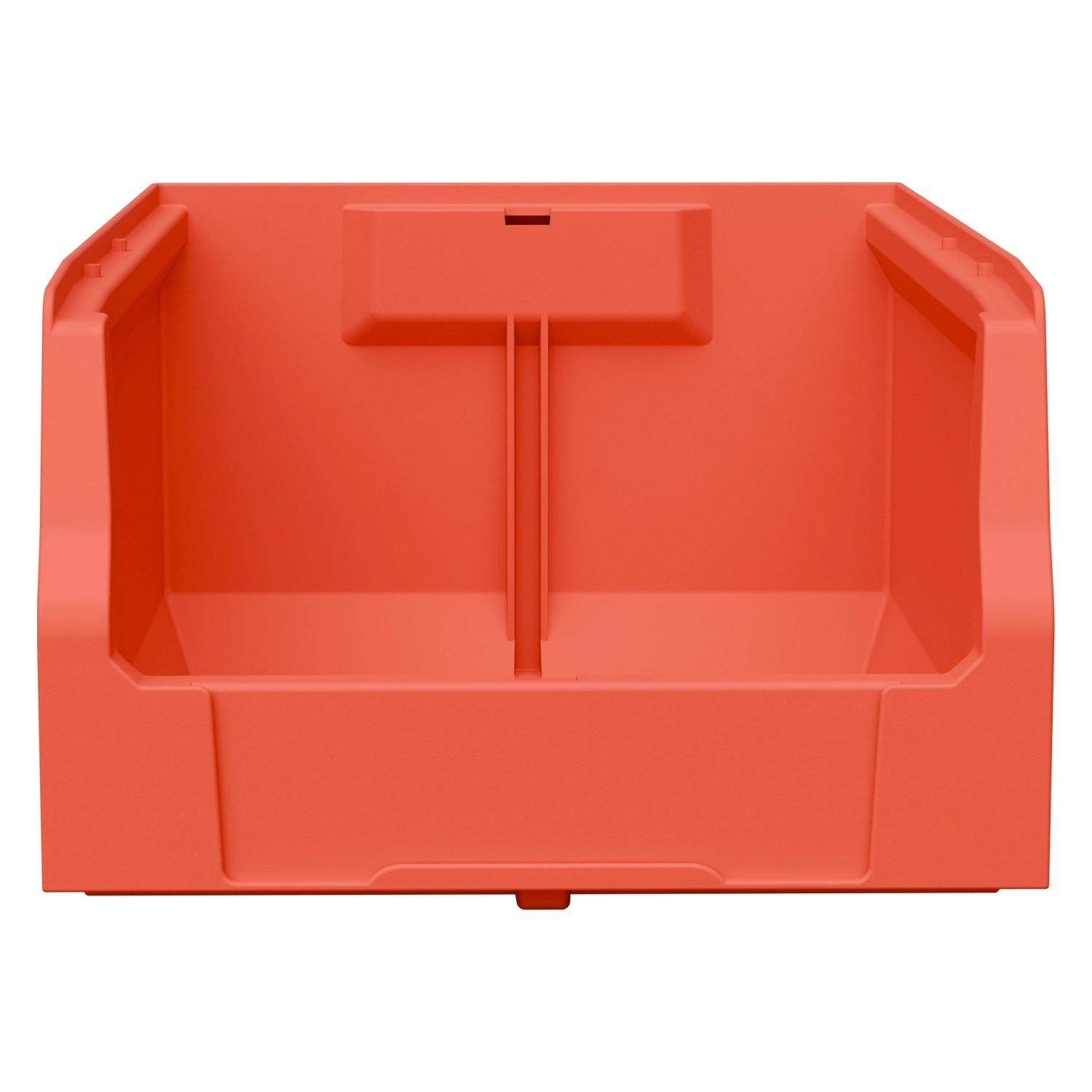 Складской лоток Logic Store 350х225х150 мм iPlast красный с отверст. для продольн. перегород. и накл. 100х70 мм