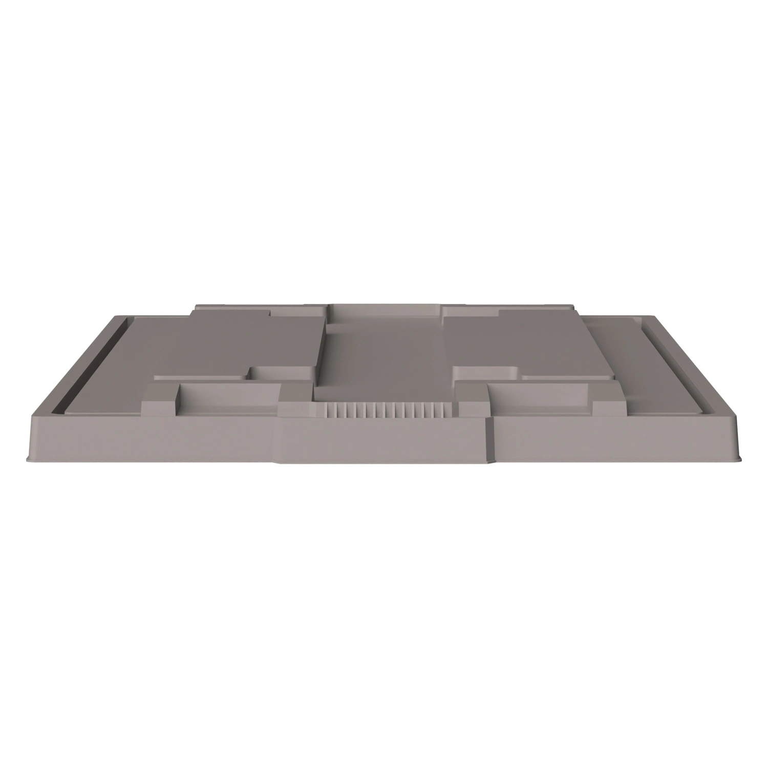 Крышка разборного контейнера Polybox 1200x800x50 мм iPlast серая Крышка разборного контейнера Polybox 1200x800x50 мм iPlast серая