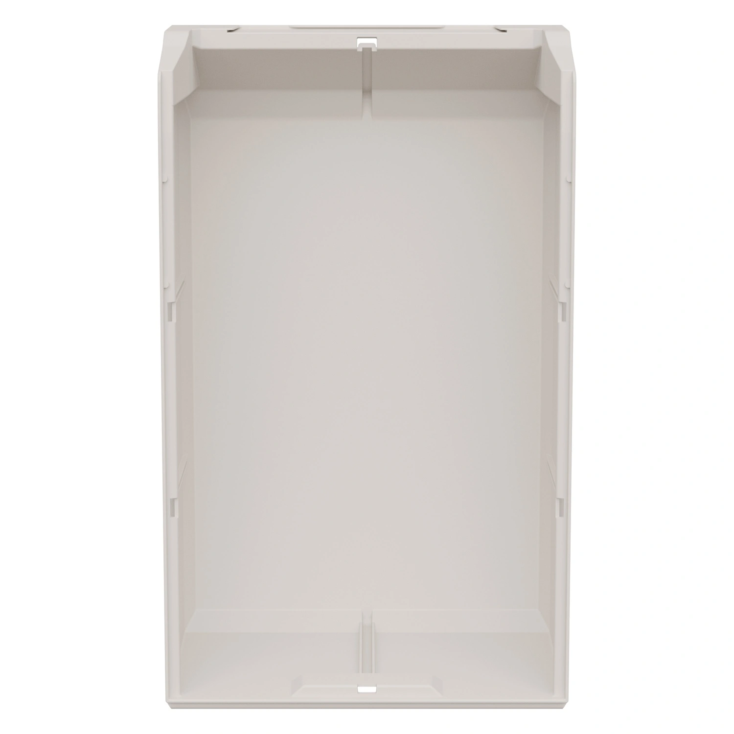 Складской лоток Logic Store 500x300x200 мм iPlast белый с отверстиями для перегородок