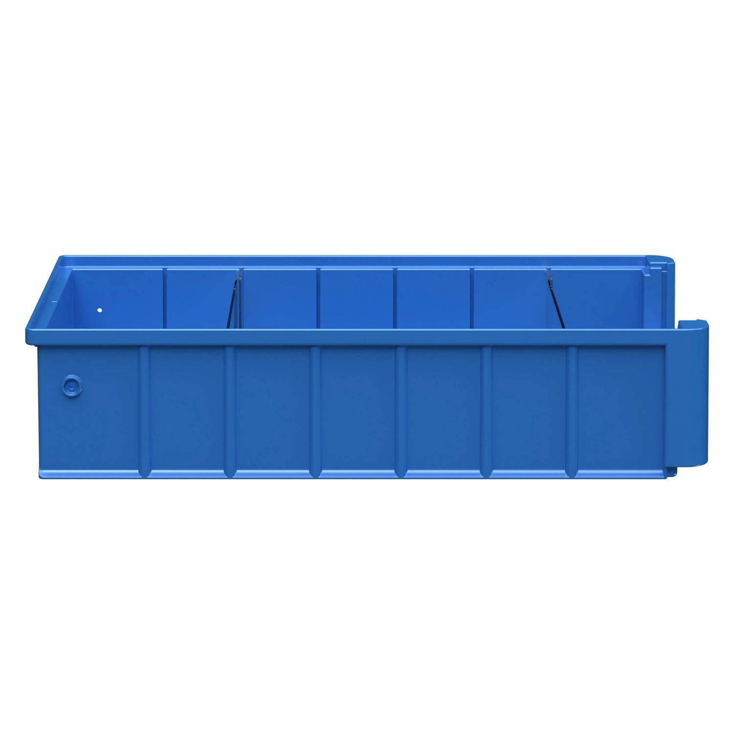 Полочный контейнер SK-4209 400х235х90 мм iPlast голубой с 2 поперечными перегородками