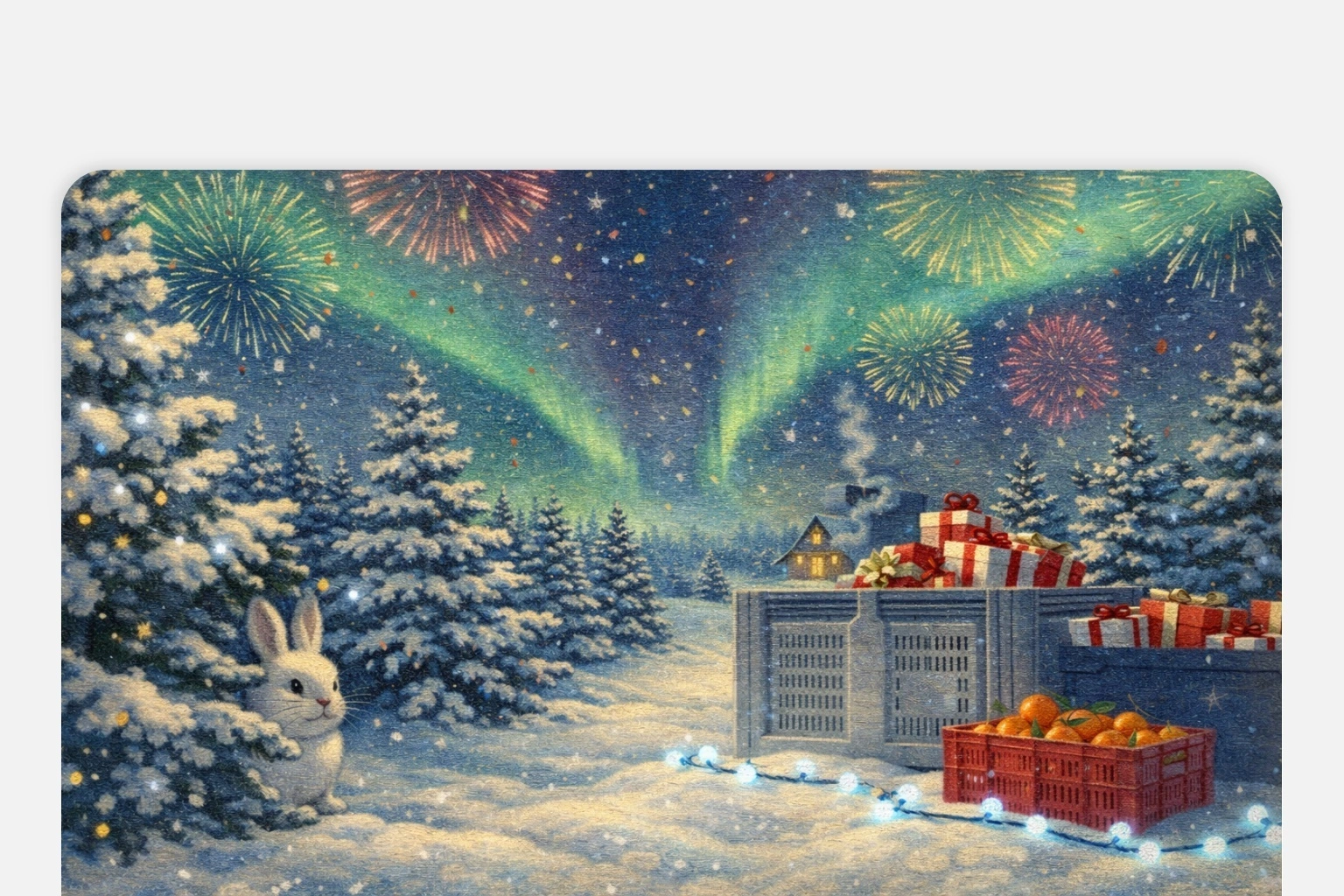 С Новым годом и рождеством!