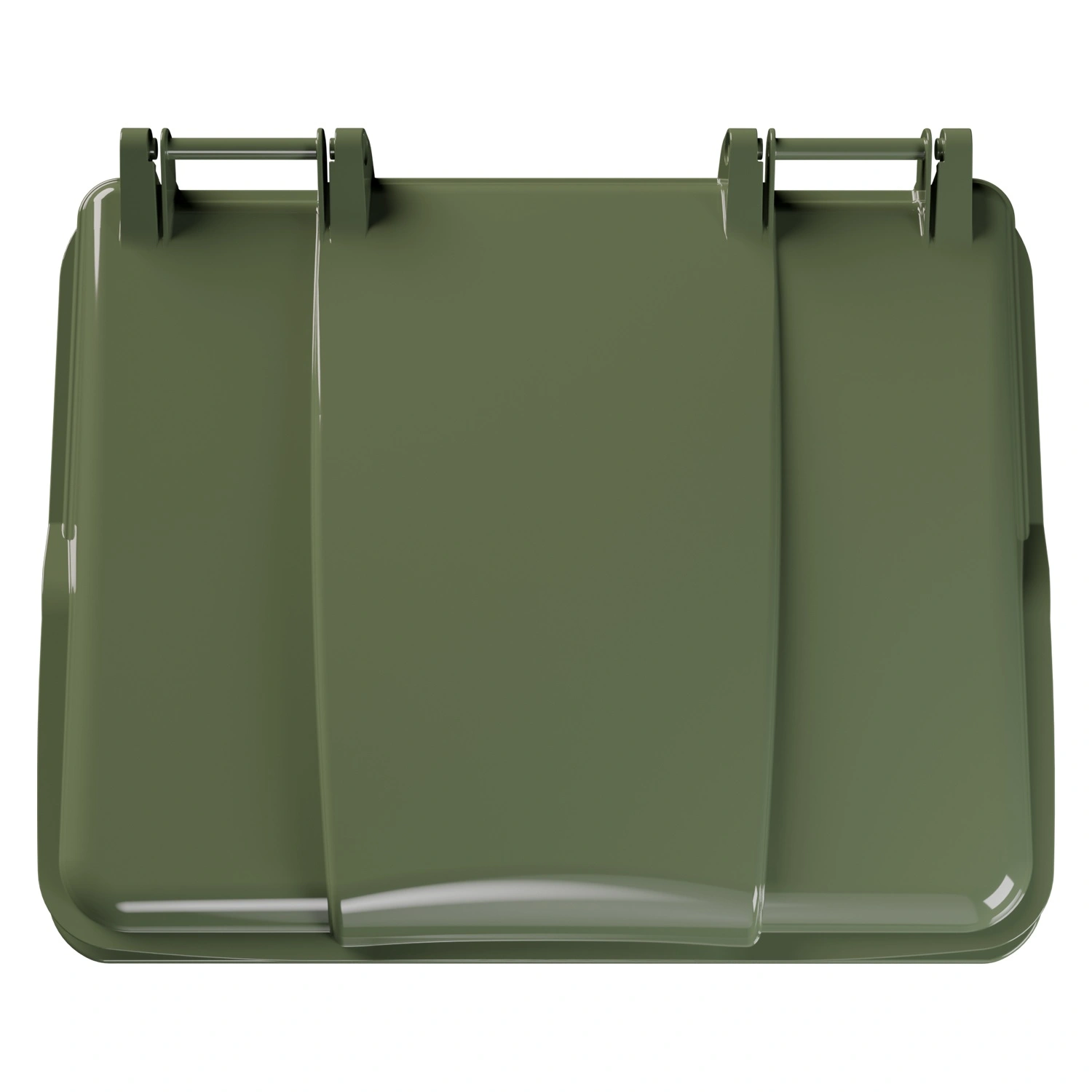 Крышка для мусорного контейнера 1100 л iPlast зелёная 