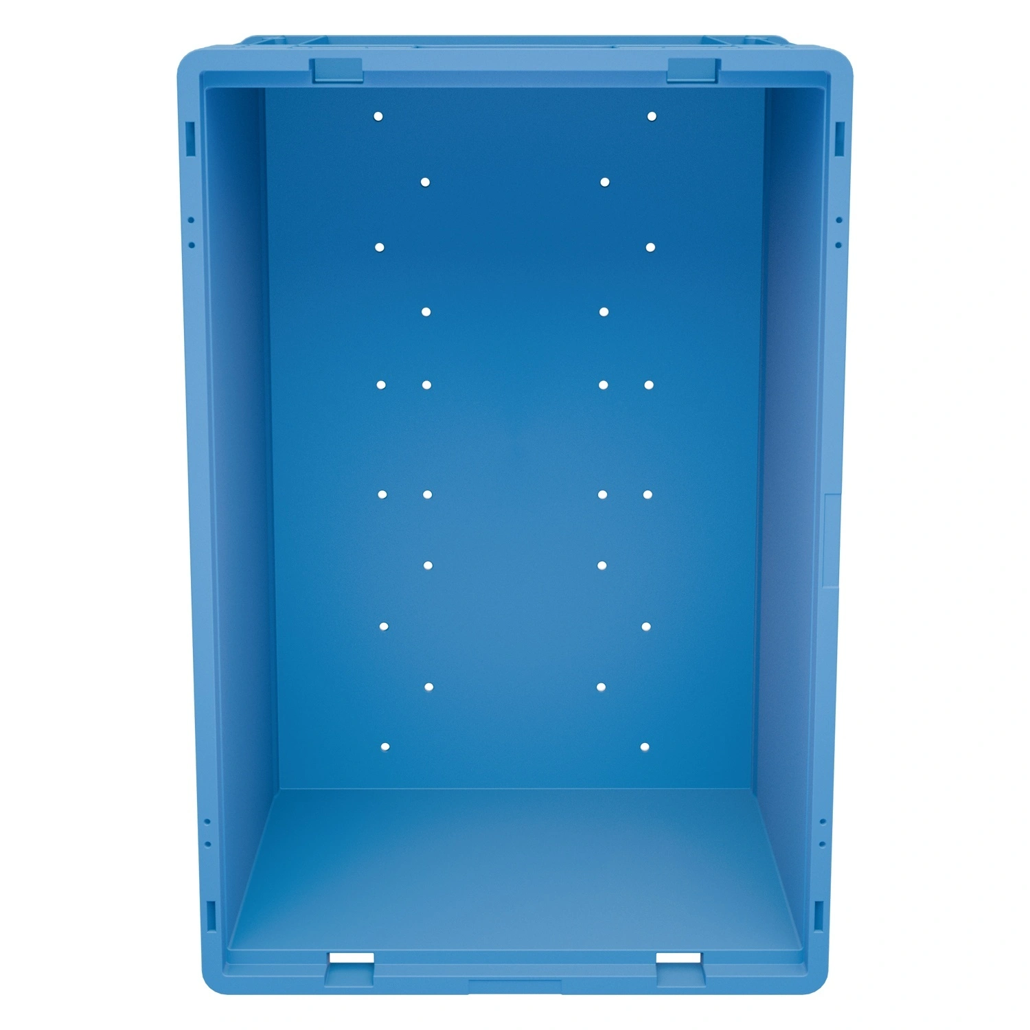 Ящик RL-KLT 6280 594х396х280 мм iPlast голубой с дренажными отверстиями в дне