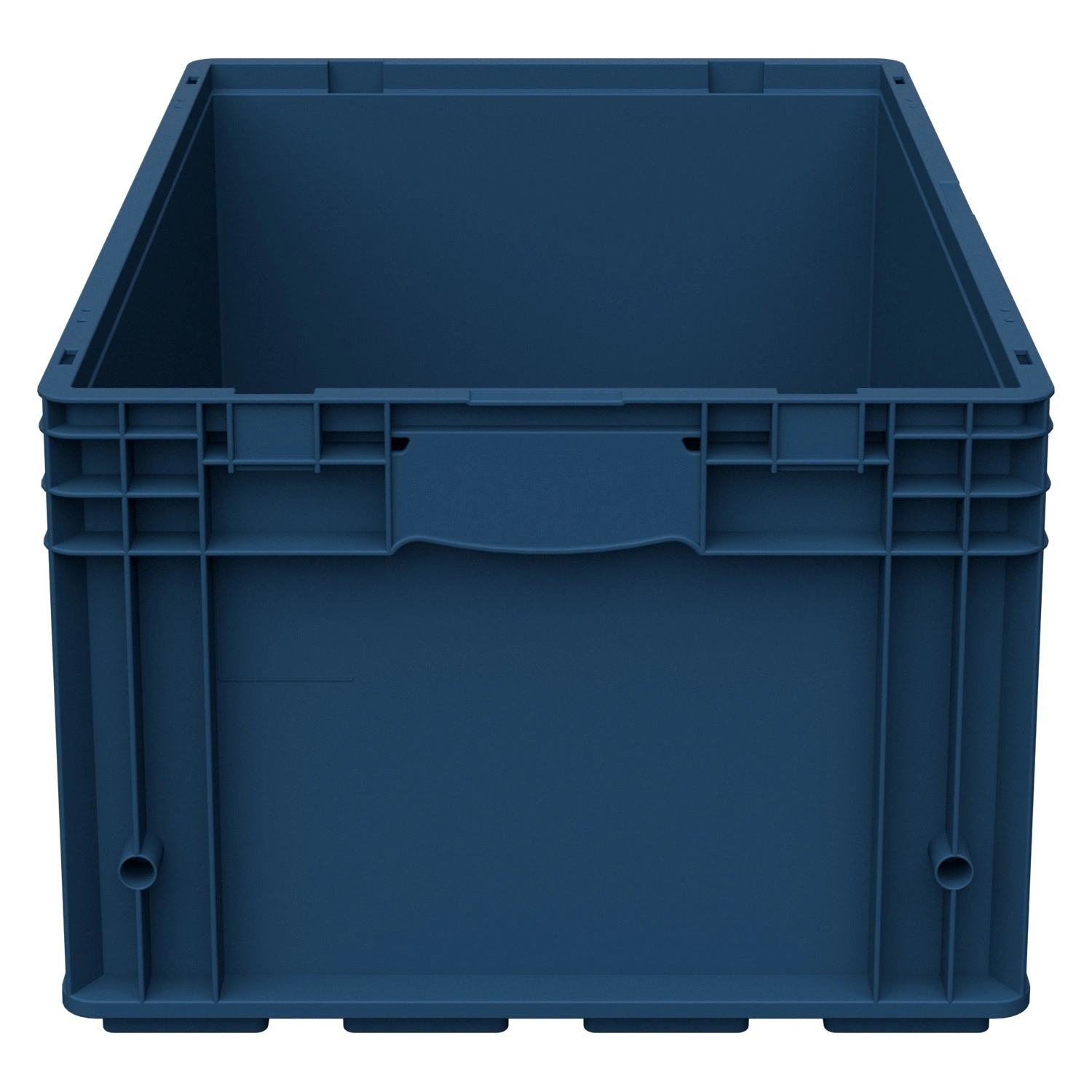 Ящик R-KLT 6429 594х396х280 мм iPlast синий индиго с усиленным дном
