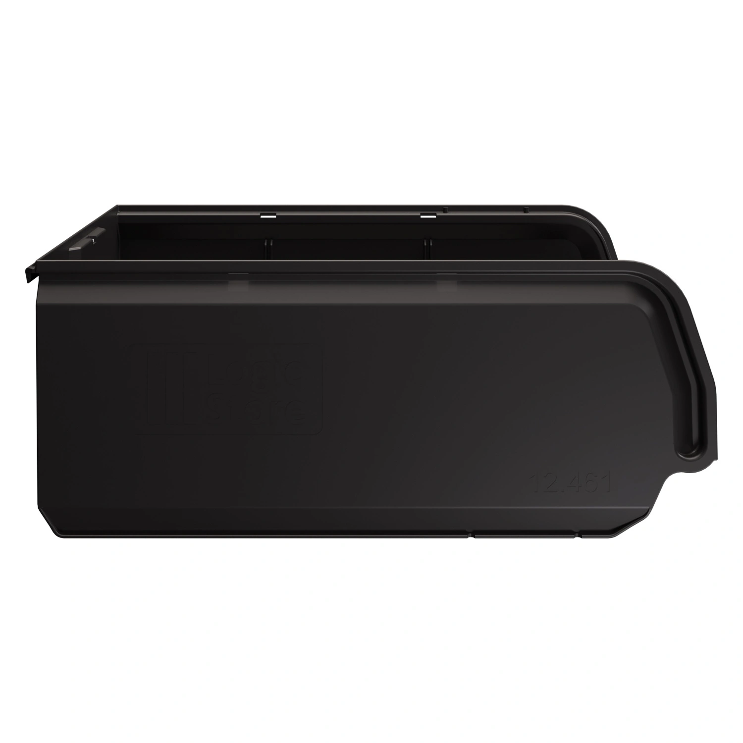 Складской лоток Logic Store 500х300х200 мм iPlast чёрный NEW (12.461)