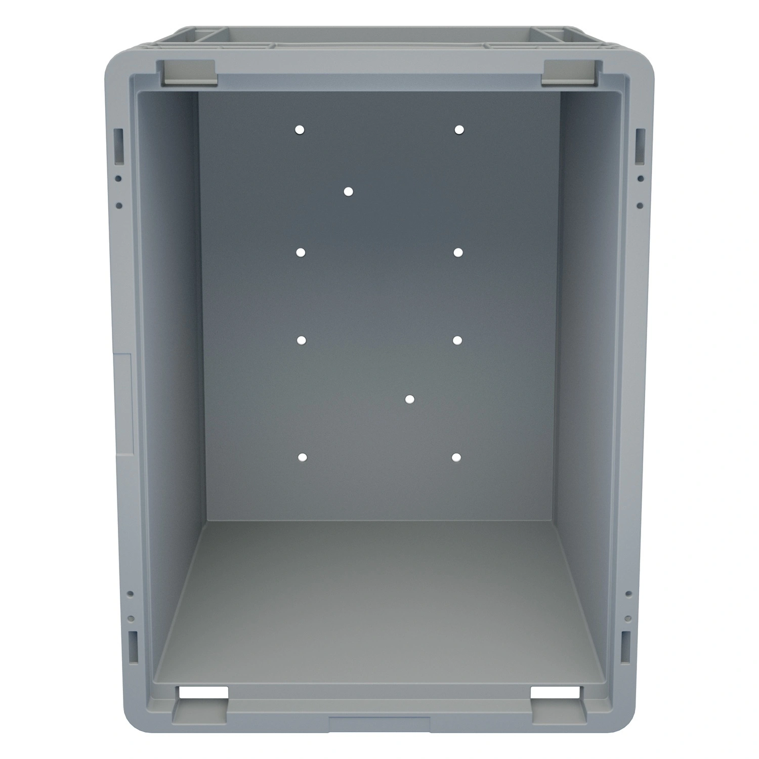 Ящик RL-KLT 4280 396х297х280 мм iPlast светло-серый с дренажными отверстиями в дне