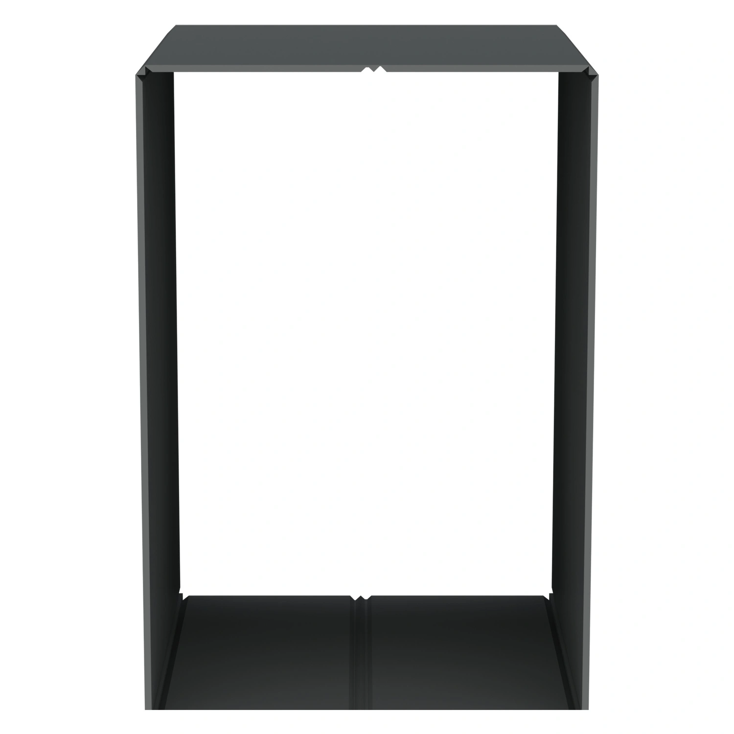 Стенка контейнера СПП 1190x790x820 мм iPlast PolyBox серая