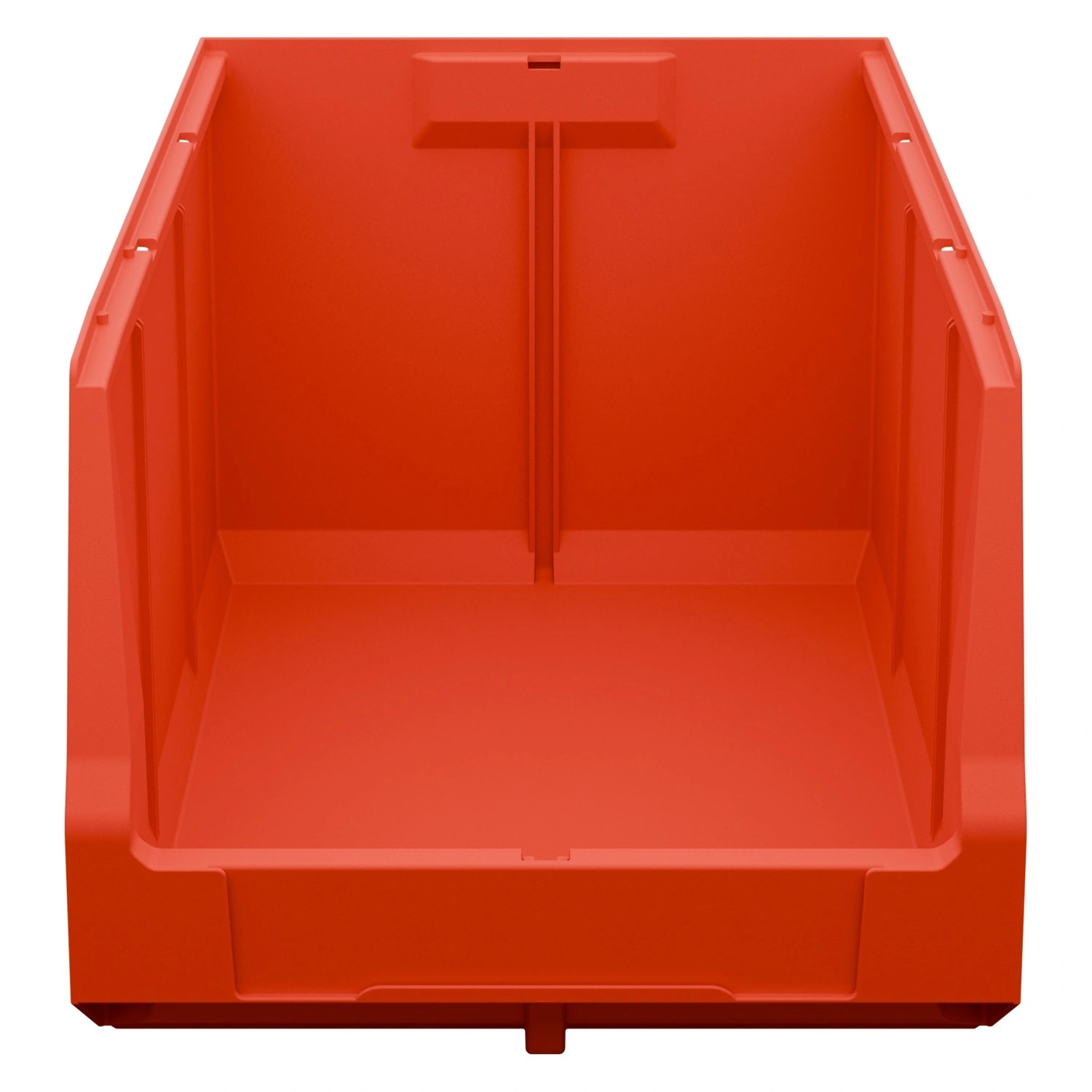 Складской лоток Logic Store 500х300х250 мм iPlast красный с отверстиями для перегородок N2 (12.407.2)