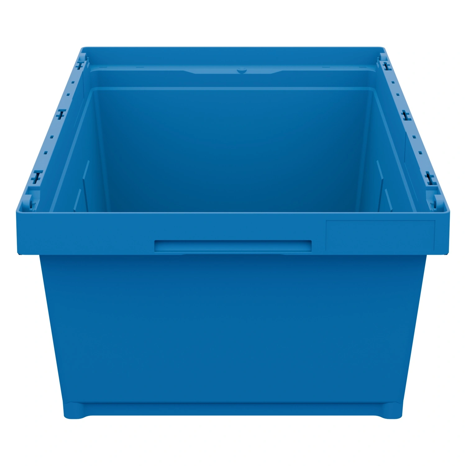 Вкладываемый контейнер INSTORE KVR-6422 600x400x235 мм iPlast голубой с усиленным дном