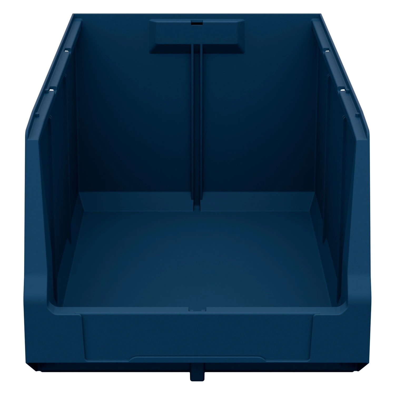Складской лоток Logic Store 500х300х250 мм iPlast синий индиго с отверстиями для перегородок N2 (12.407.2)