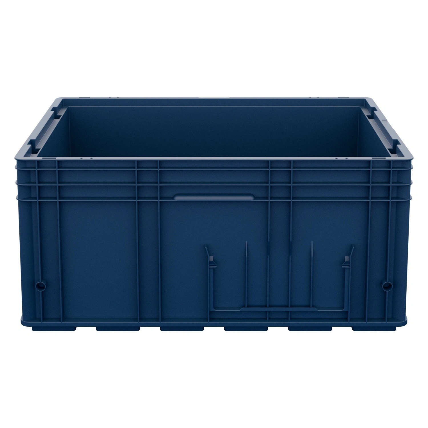 Ящик R-KLT 6429 594х396х280 мм iPlast синий индиго с усиленным дном