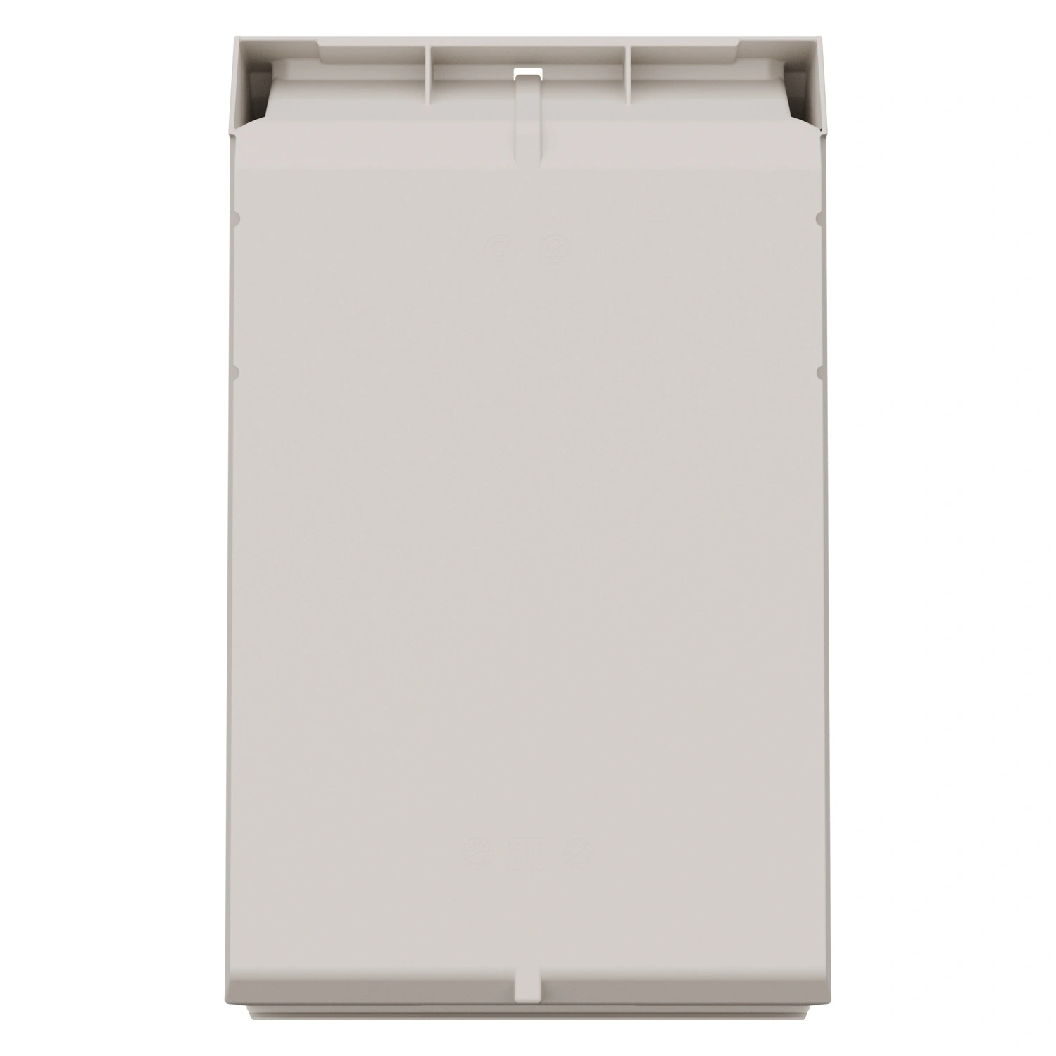 Складской лоток Logic Store 500x300x200 мм iPlast белый с отверстиями для перегородок