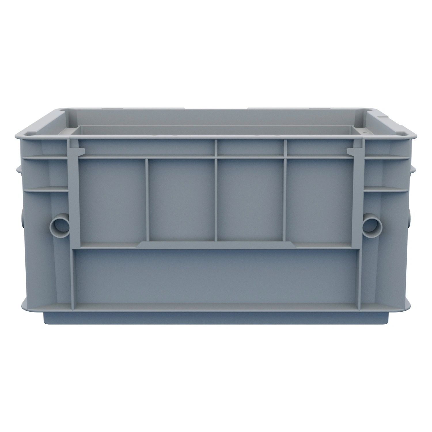 Ящик RL-KLT 3147 297х198х147,5 мм iPlast светло-серый с дренажными отверстиями в дне