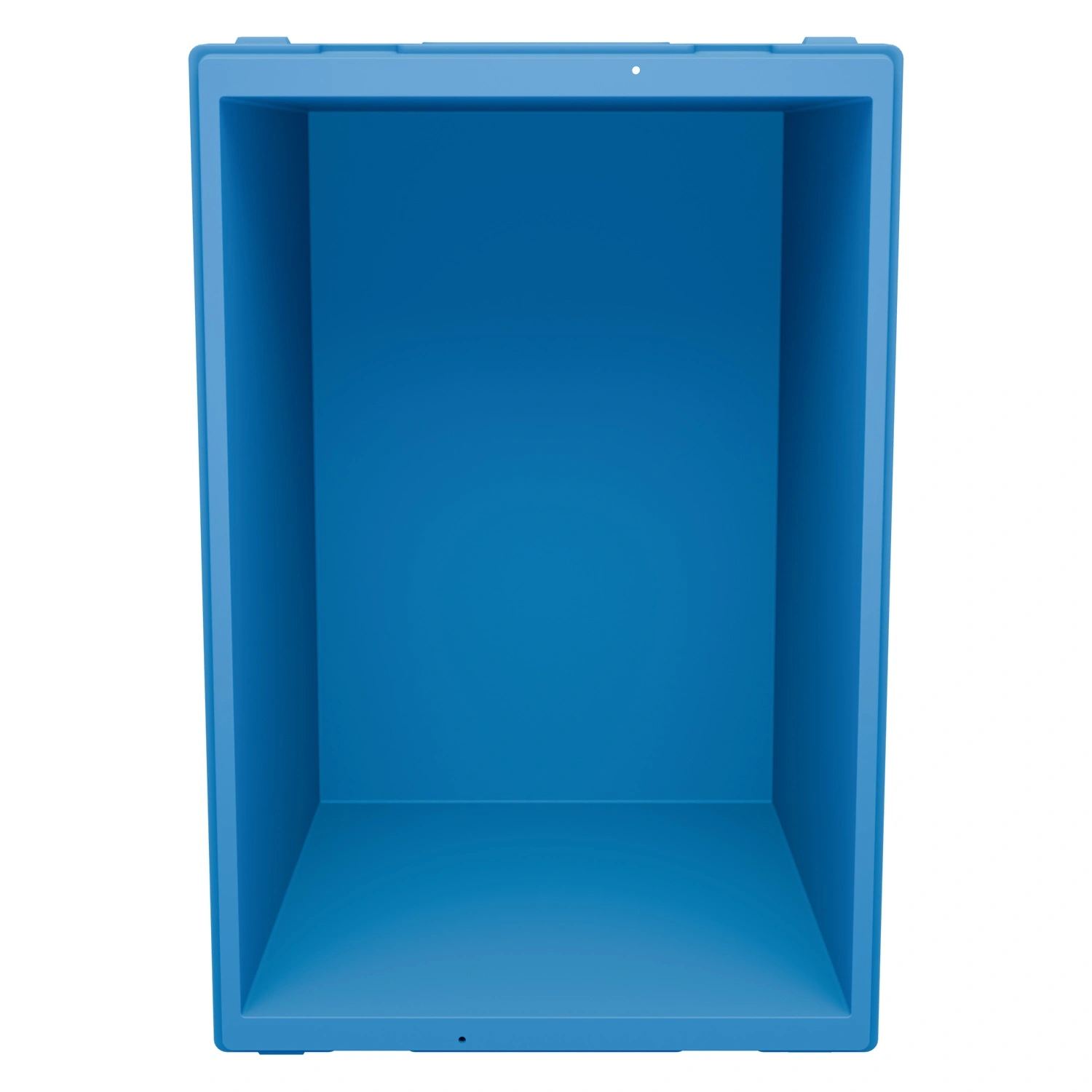 Вкладываемый контейнер INSTORE KV-6432 600x400x320 мм iPlast голубой со сплошным дном